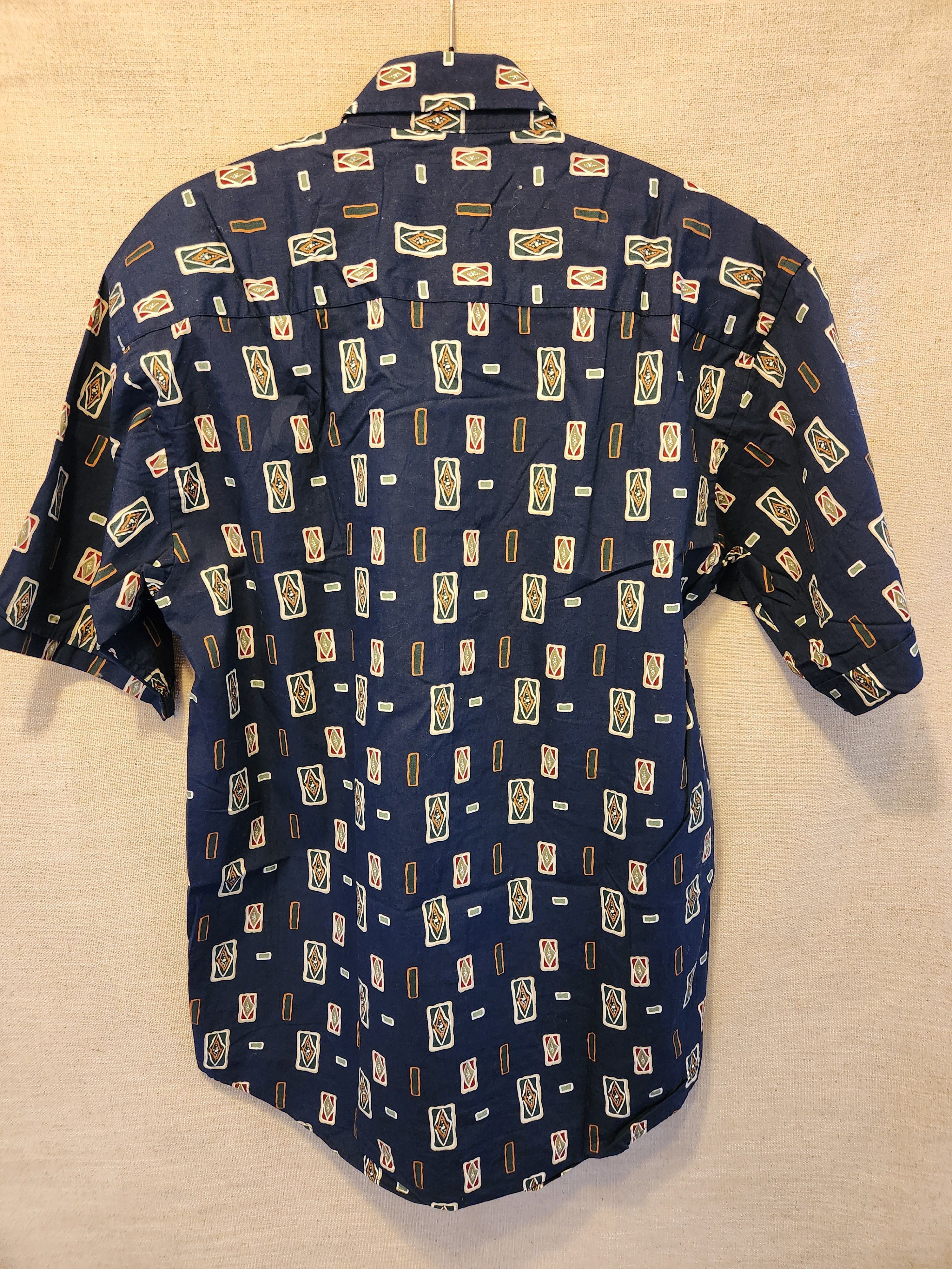 TED LAPIDUS Vintage 100% Cotton Short Sleeve Shirt Size US M / EU 48-50 / 2 - 2 Thumbnail