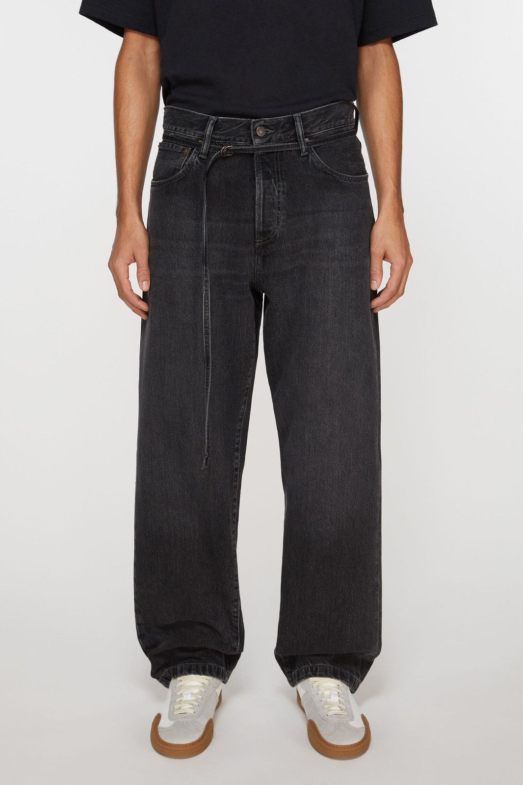 Acne Studios Toj Straight Fit Denim in Vintage Black Size US 33 - 1 Thumbnail