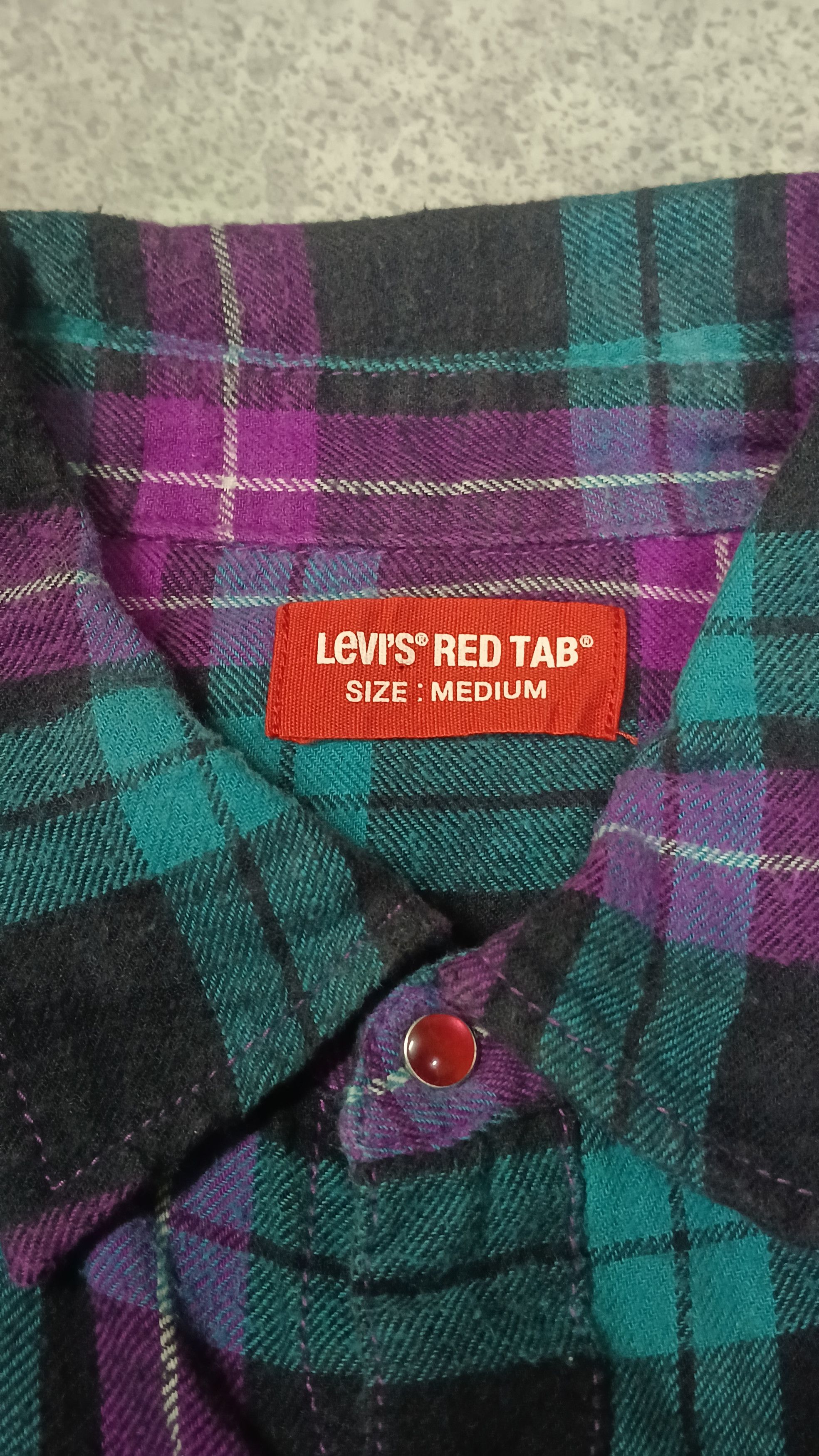 Levi's Levi's Red Tab Snap Button Shirt Size M / US 6-8 / IT 42-44 - 4 Thumbnail