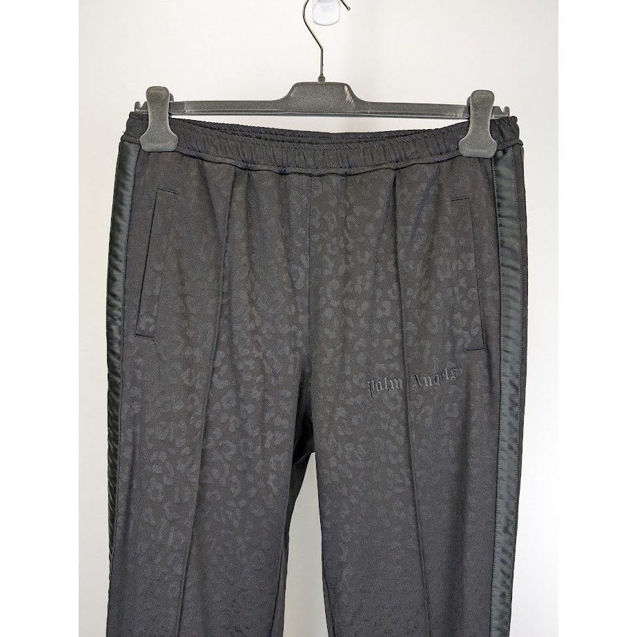 Palm Angels o1rshd1 Tuxedo Leopard Track Pants in Black White Size US 32 / EU 48 - 4 Thumbnail