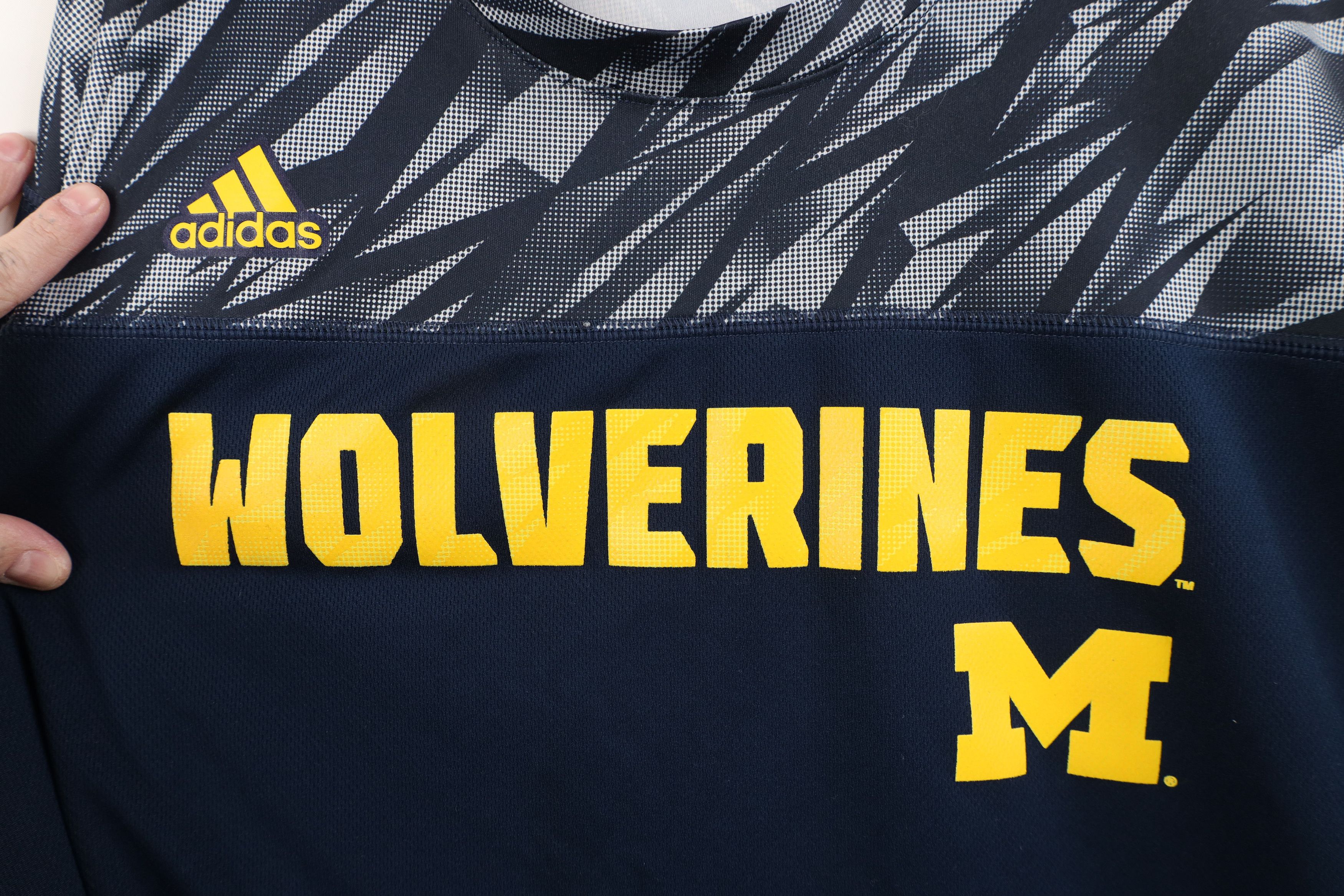 Adidas Adidas University of Michigan Football Short Sleeve T-Shirt Size US XXL / EU 58 / 5 - 4 Thumbnail