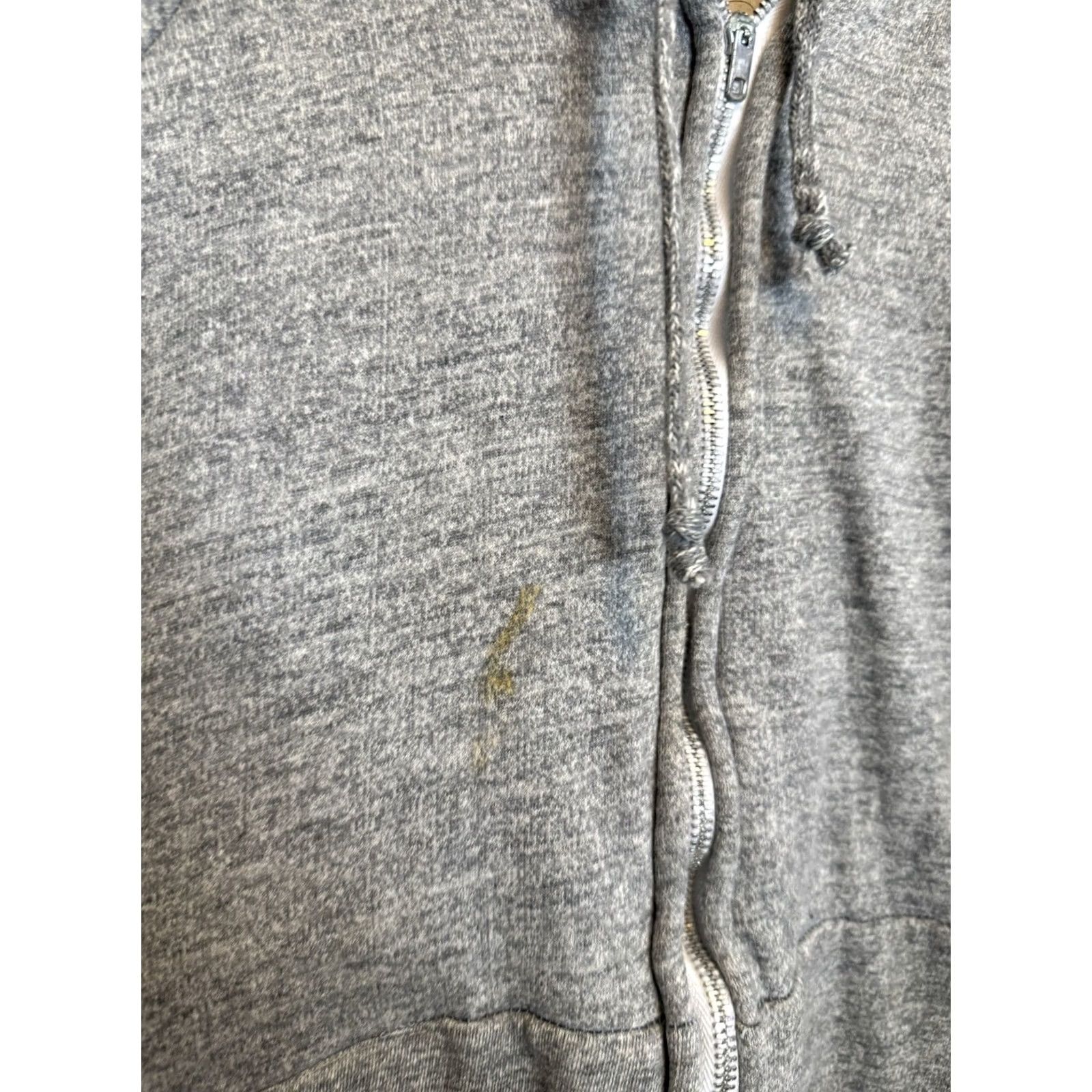 Vintage VINTAGE Halen Thermal Cotton Hoodie Size Large Men Gray Full Zip Size US L / EU 52-54 / 3 - 5 Thumbnail