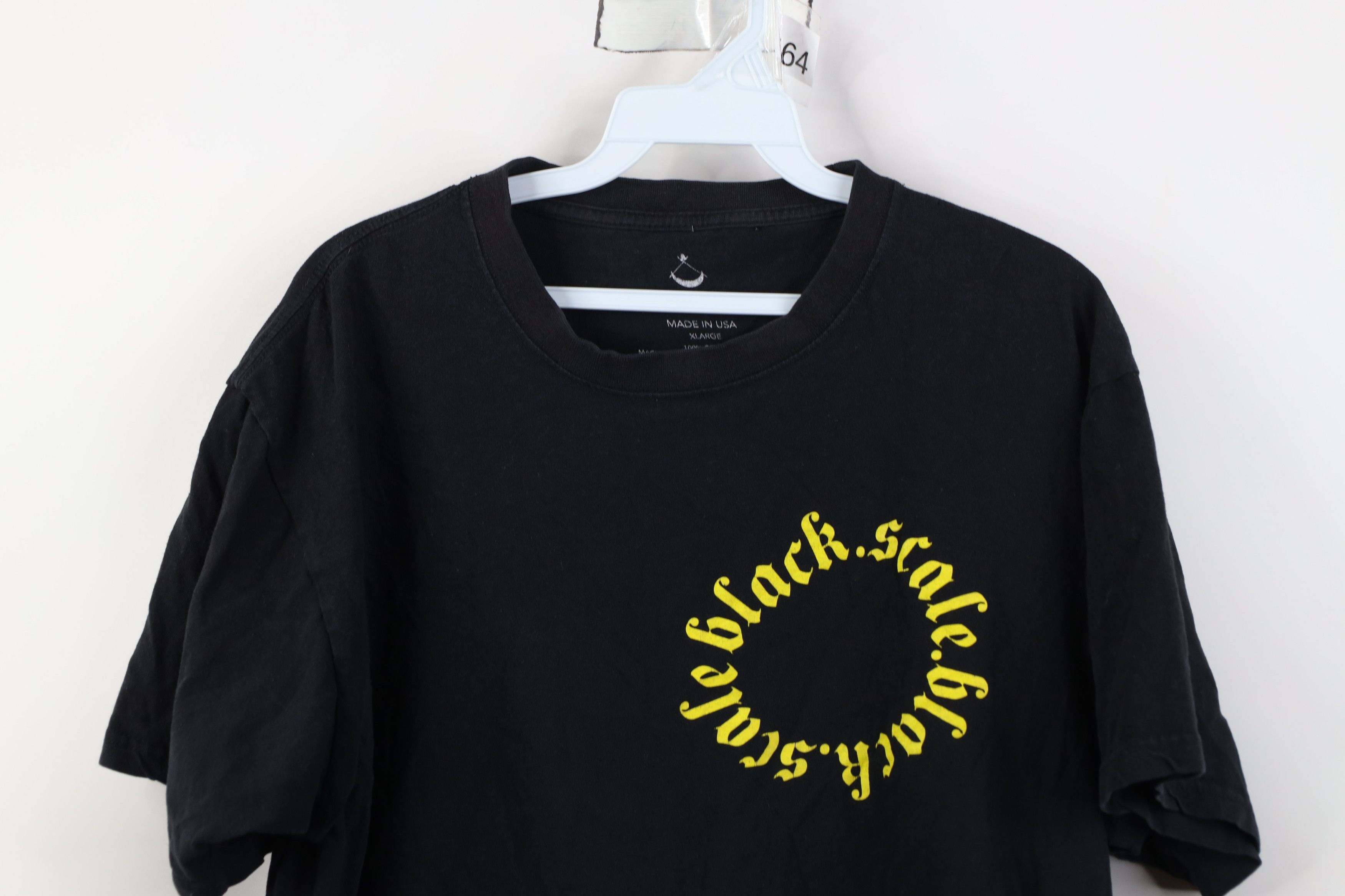 Black Scale Black Scale ASAP Rocky Short Sleeve T-Shirt Black USA Cotton Size US XL / EU 56 / 4 - 2 Thumbnail