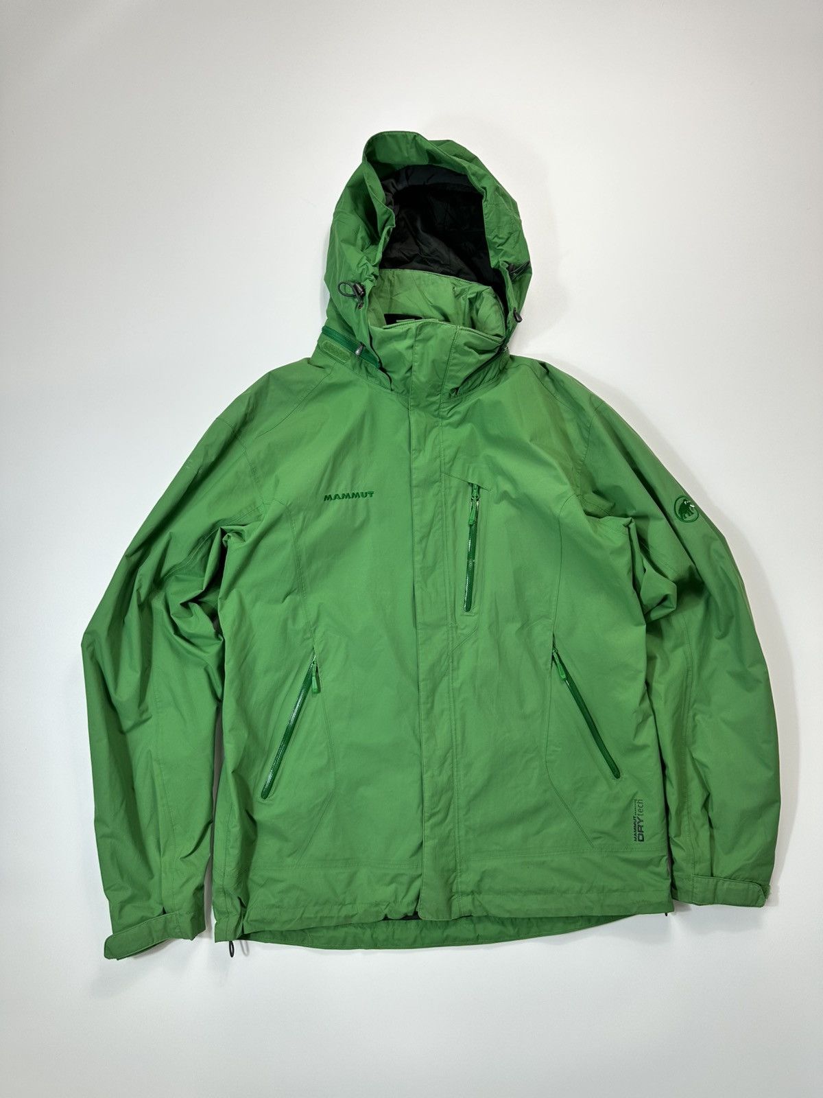 Mammut Mammut Dry Tech Jacket Hooded Men's L Green Size US L / EU 52-54 / 3 - 1 Thumbnail