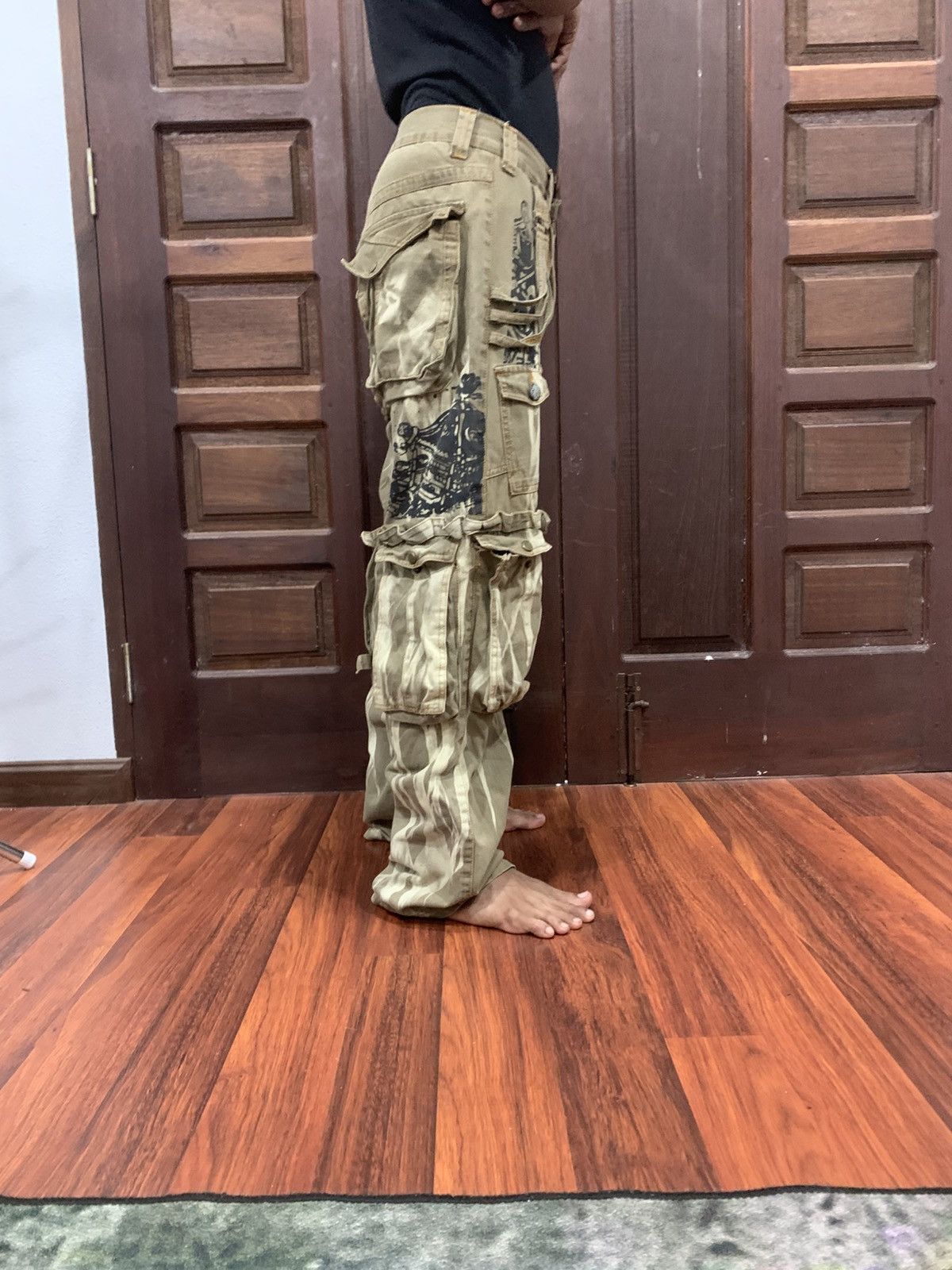 Japanese Brand Multipocket Techno Cargo Pants Size US 32 / EU 48 - 12 Thumbnail