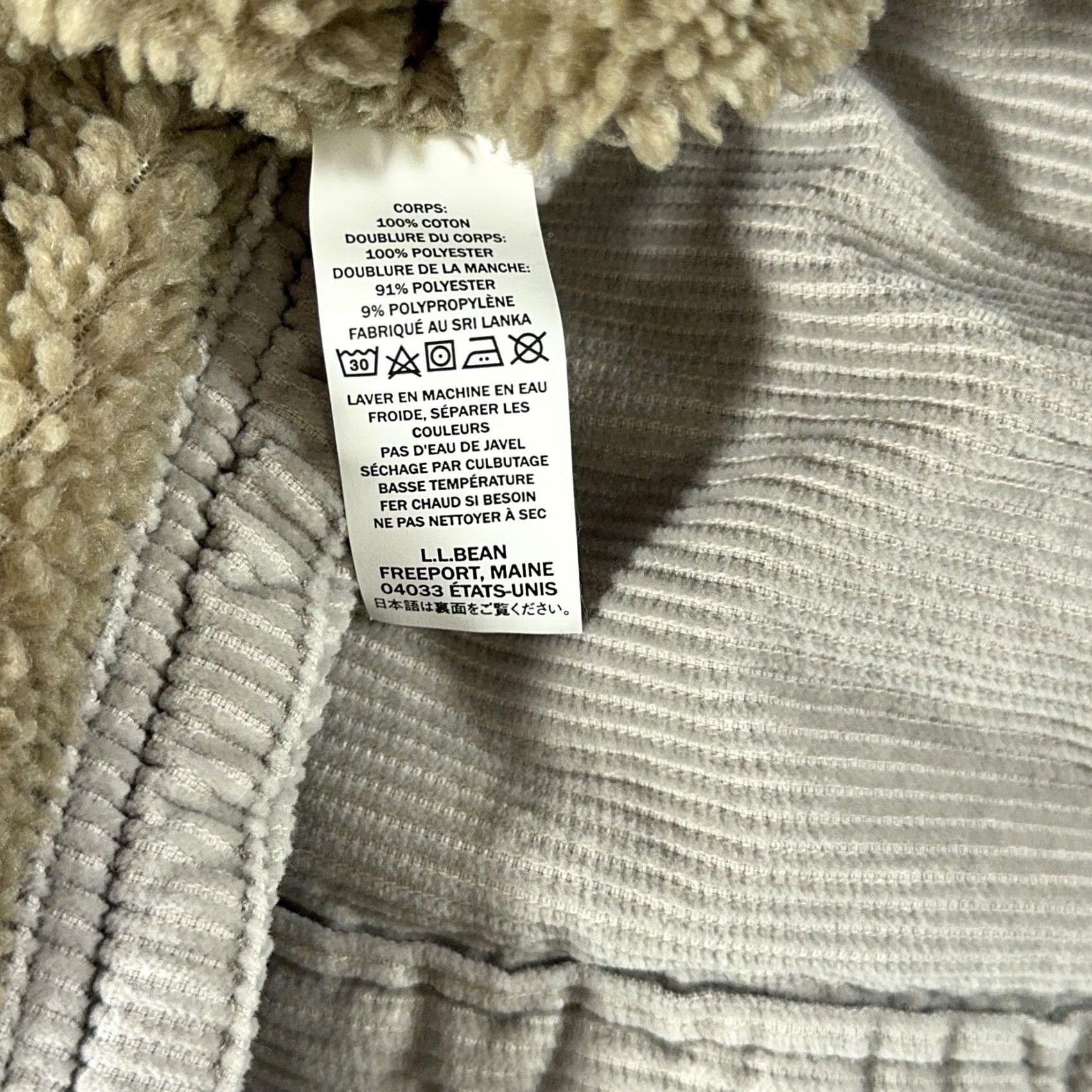 Vintage VINTAGE L.L. Bean Corduroy Shirt Jacket Mens 2XL Gray Bomber Heritage Shacket Size US XXL / EU 58 / 5 - 4 Thumbnail