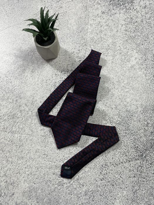 aquascutum check tie