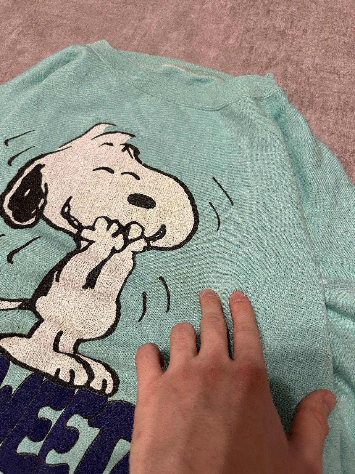 Vintage Vintage Snoopy 1958 Sweatshirt Size US L / EU 52-54 / 3 - 3 Thumbnail