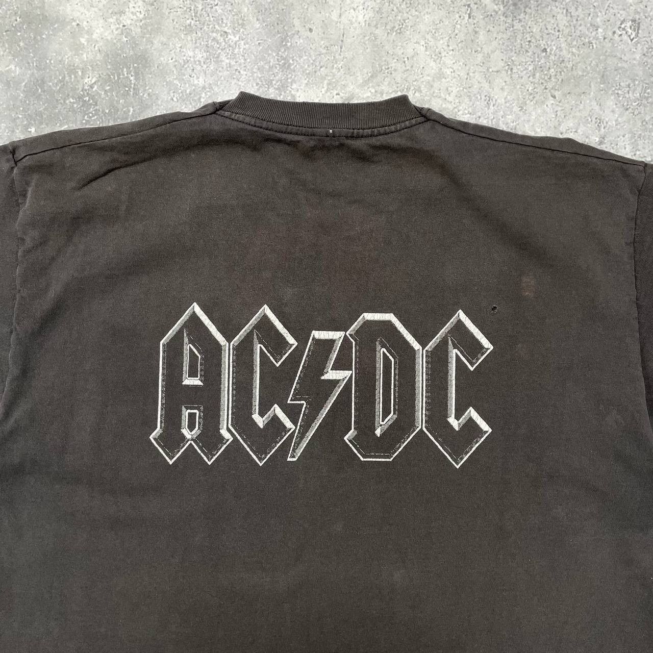 Band Tees Vintage 2000s AC/DC Band T Shirt Faded Black Size L/XL Size US XL / EU 56 / 4 - 15 Thumbnail
