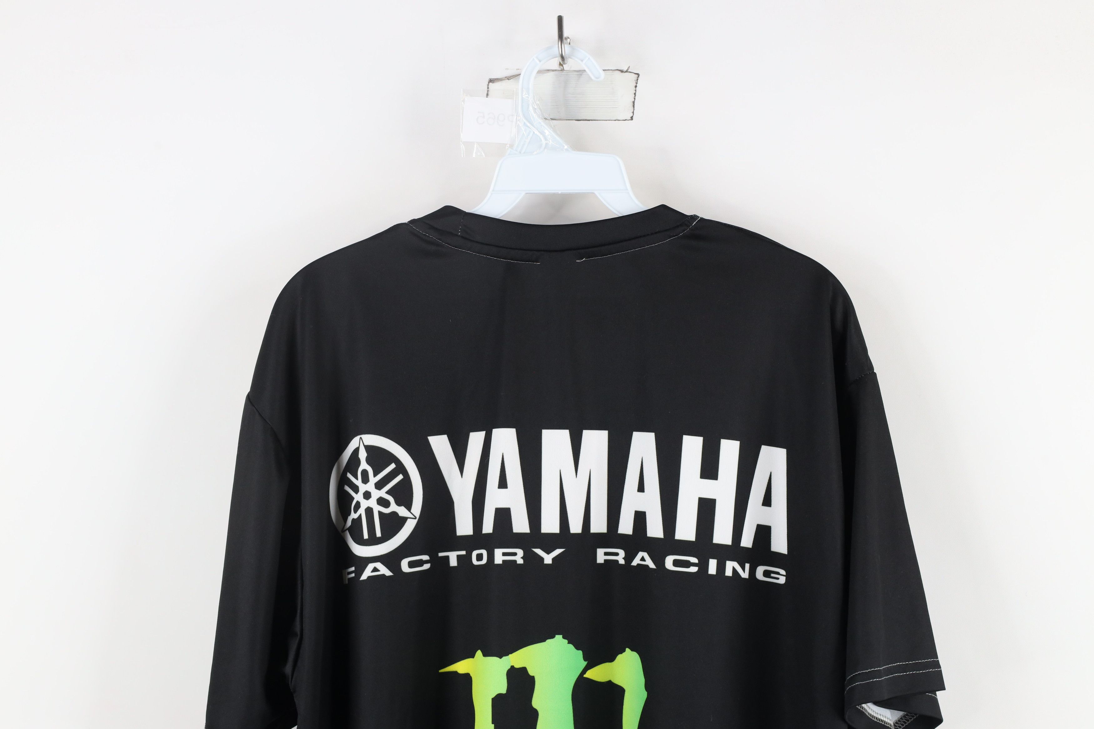 Vintage Monster Energy Drink x Yamaha Factory Racing T-Shirt Black Size US L / EU 52-54 / 3 - 9 Thumbnail