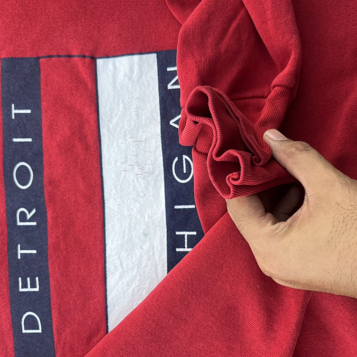 Delta × Vintage VINTAGE 90s DELTA TAG DETROIT MICHIGAN SPELLOUT SWEATSHIRT Size US L / EU 52-54 / 3 - 6 Thumbnail