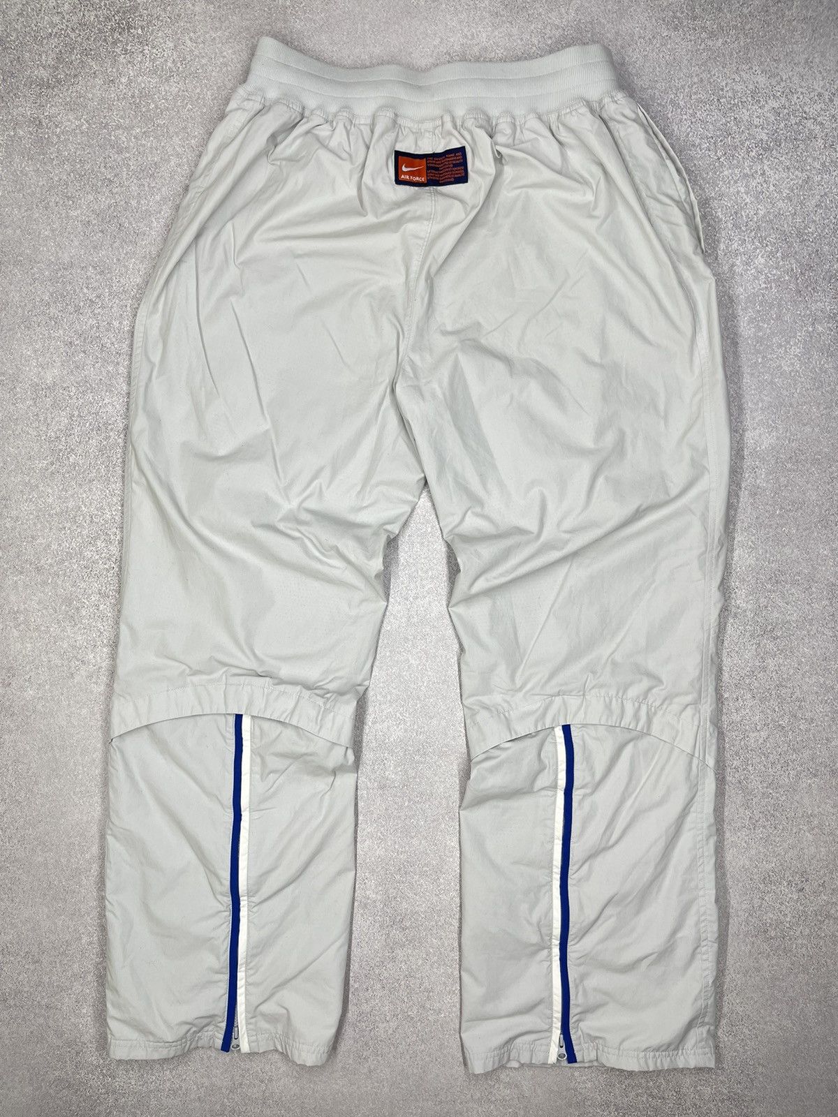 Vintage Vintage Nike Air Force Sweatpants Grey Swoosh Y2K Drill ACG Size US 36 / EU 52 - 7 Thumbnail