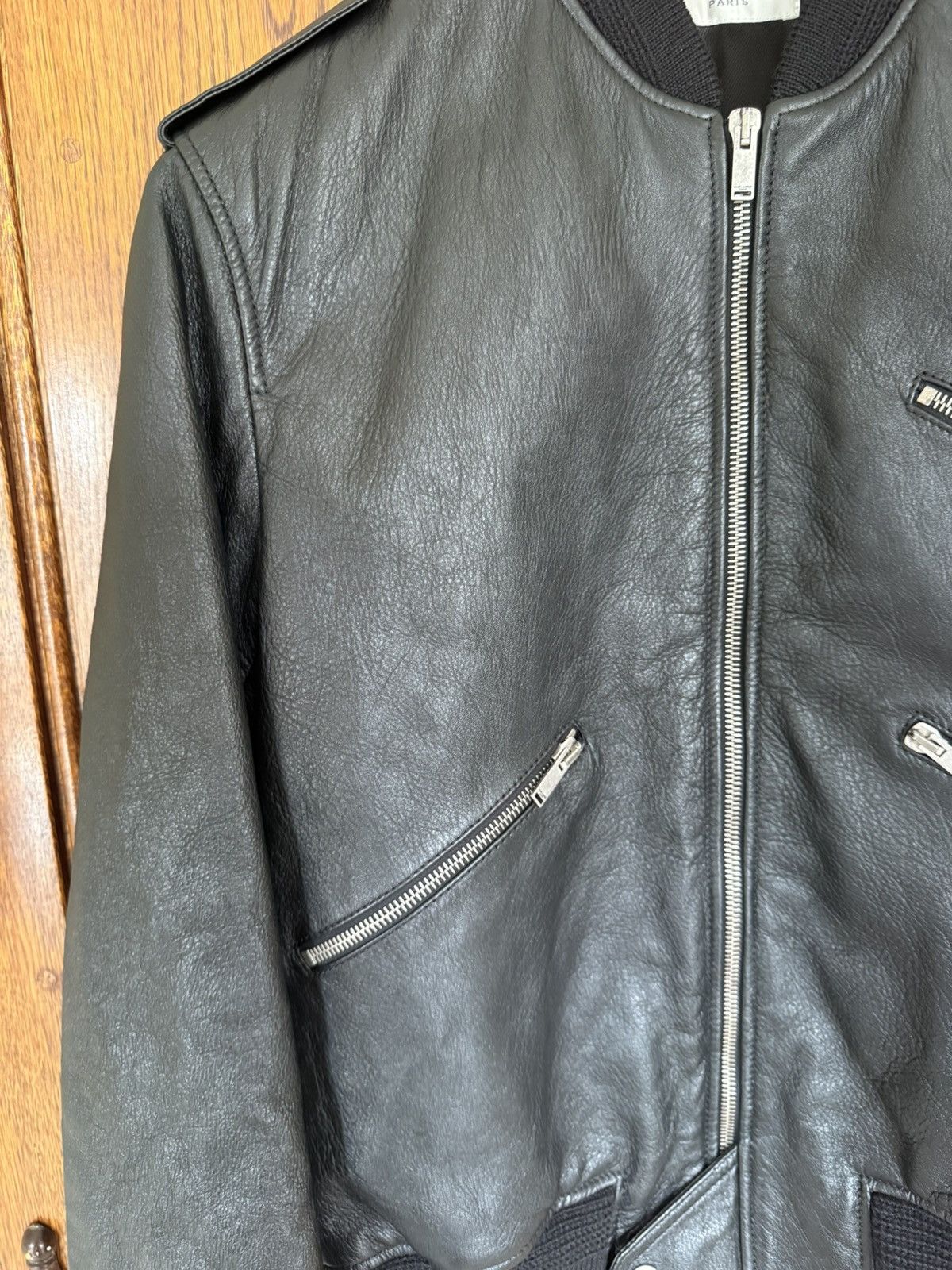 Saint Laurent Paris FW19 Saint Laurent multi zip leather bomber teddy jacket 46 Size US S / EU 44-46 / 1 - 12 Thumbnail