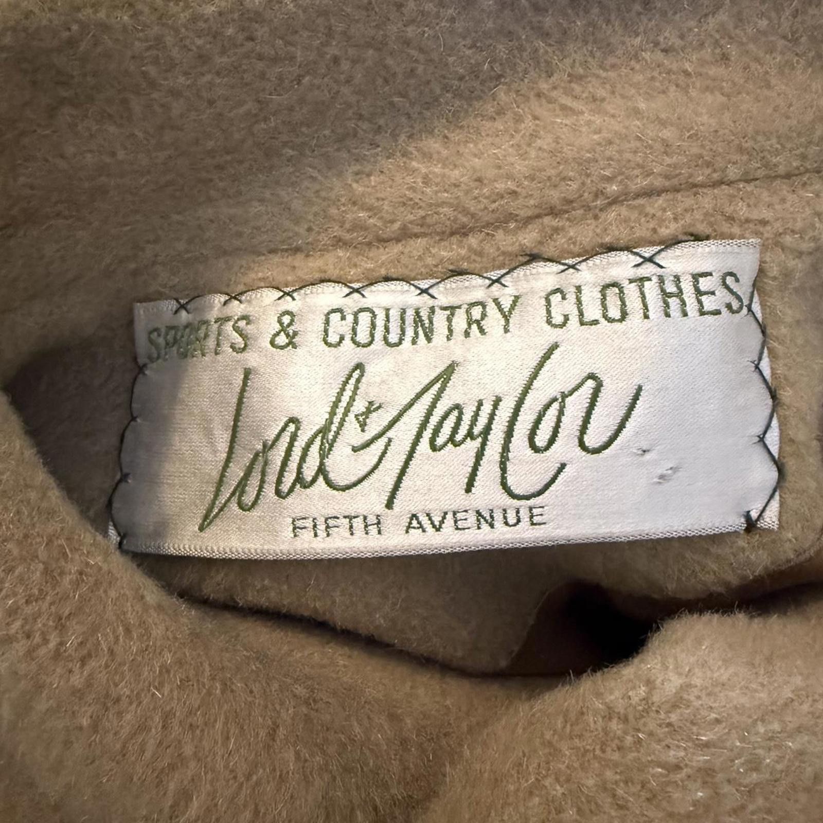 Lord & Taylor Lord & Taylor Women's Tan and Cream Coat Size L Size L / US 10 / IT 46 - 3 Thumbnail
