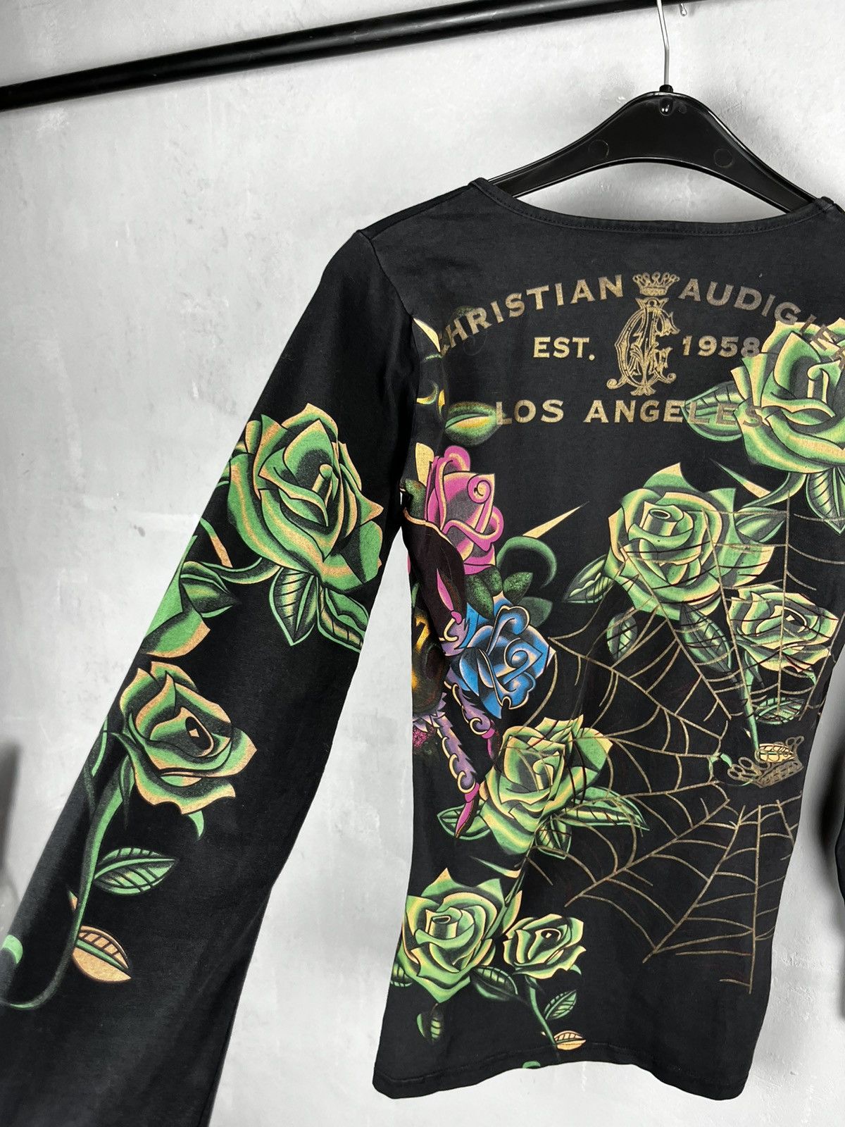 Christian Audigier Christian audigier long sleeve vintage size L Size M / US 6-8 / IT 42-44 - 12 Thumbnail