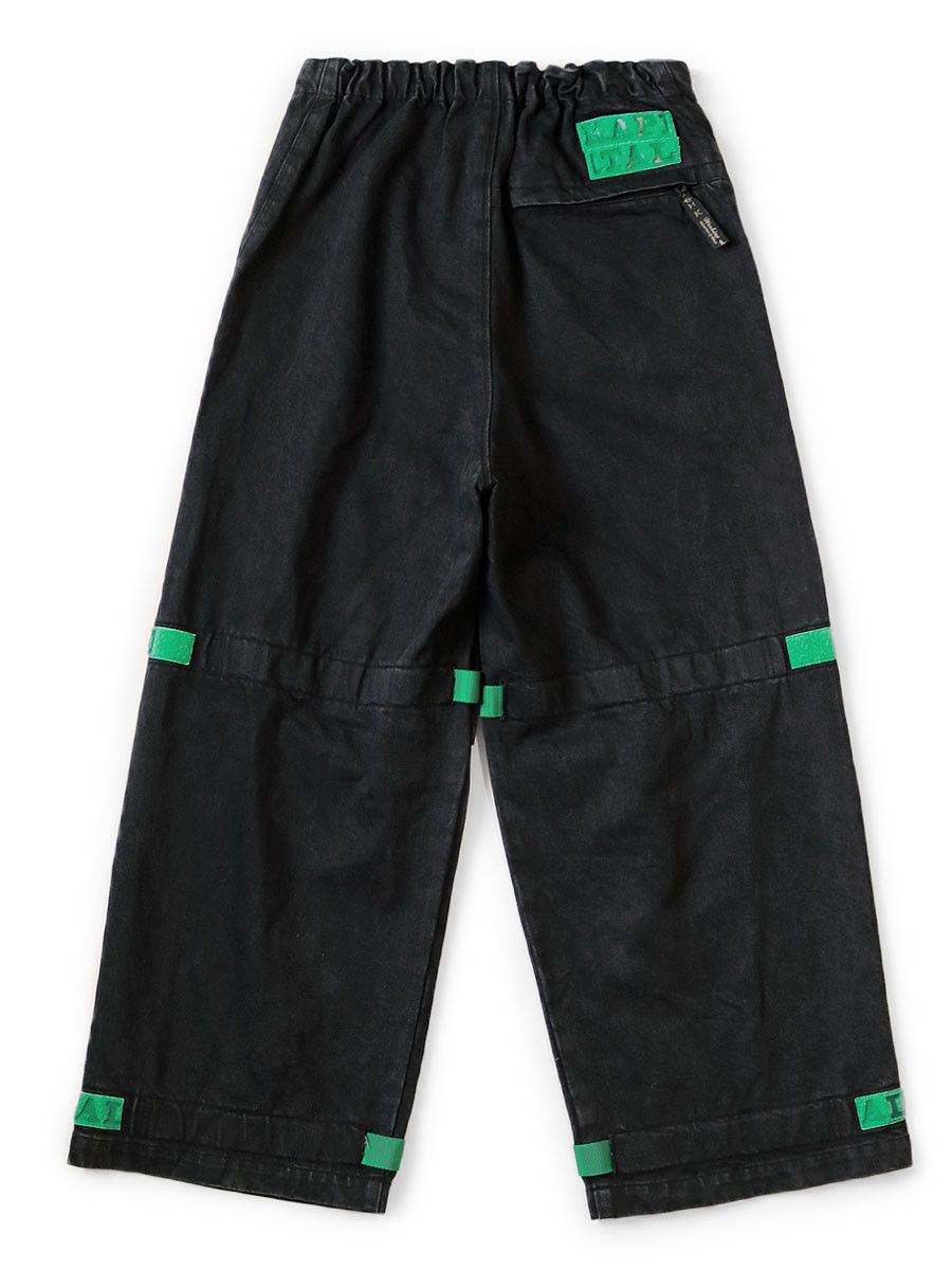 Kapital Kapital 14oz black x black denim nouvelle shuttle pants Size US 32 / EU 48 - 7 Thumbnail