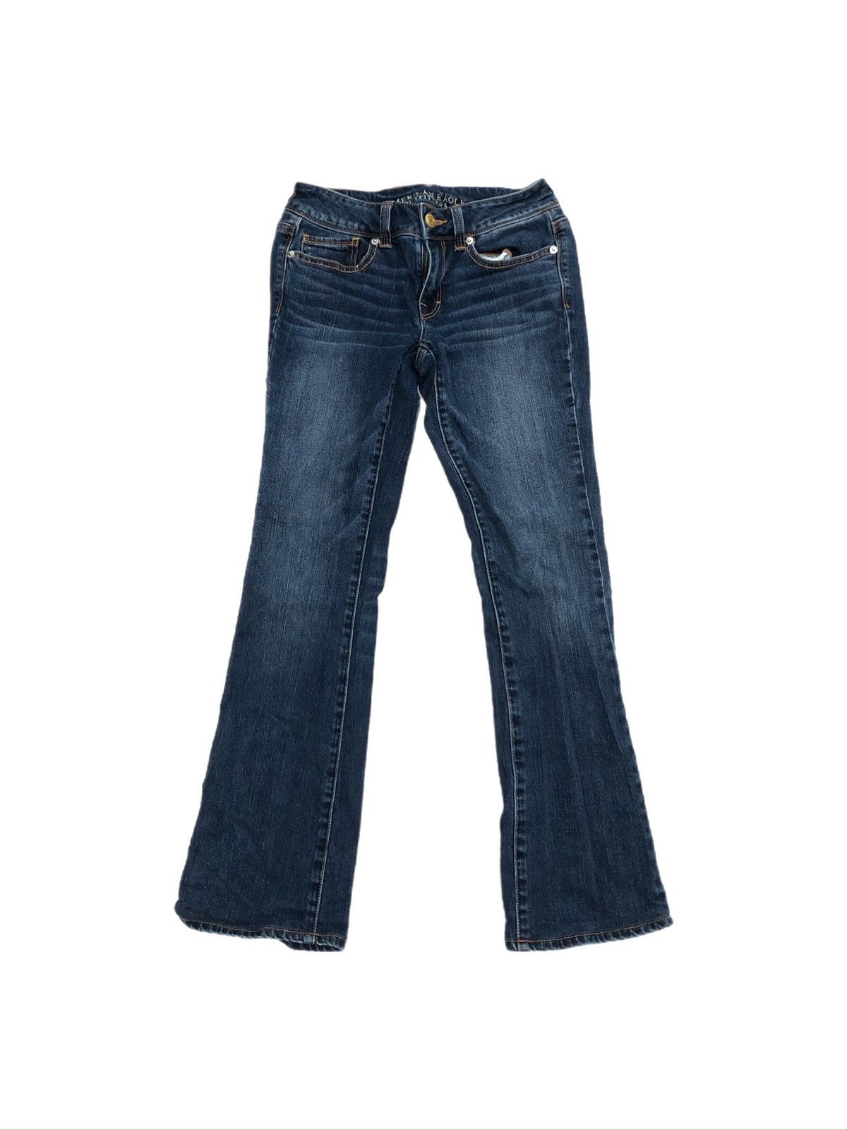 American Eagle Outfitters American Eagle Stretch Kick Boot Jeans Size 26" / US 2 / IT 38 - 2 Thumbnail