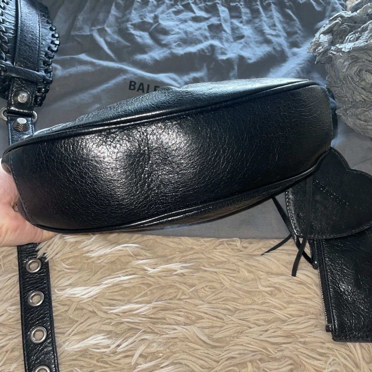 Balenciaga BALENCIAGA Black 'Le Cagole XS' Bag Size ONE SIZE - 3 Thumbnail