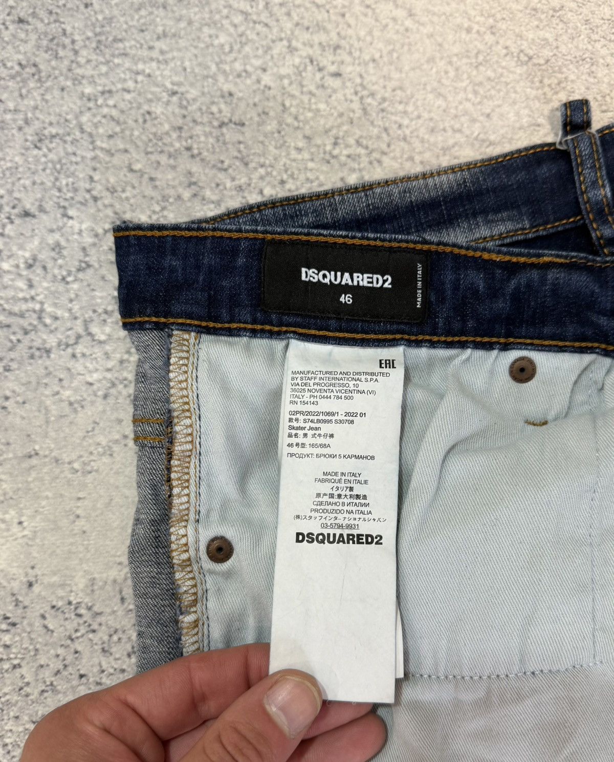 Dsquared2 Dsquared2 Skater Jeans Men’s Size 46 Distressed Denim taly Size US 30 / EU 46 - 13 Thumbnail