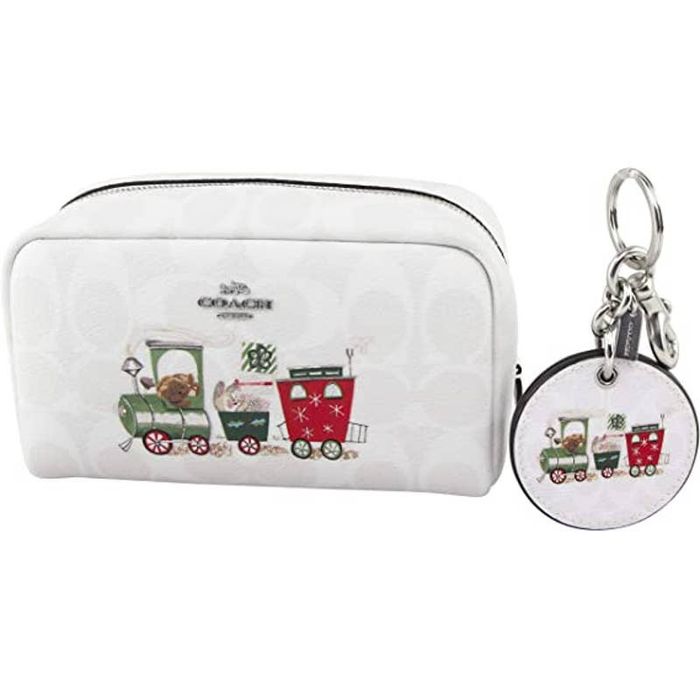 Coach Coach Cosmetic Case And Mirror Bag Charm gift box set new Grailed