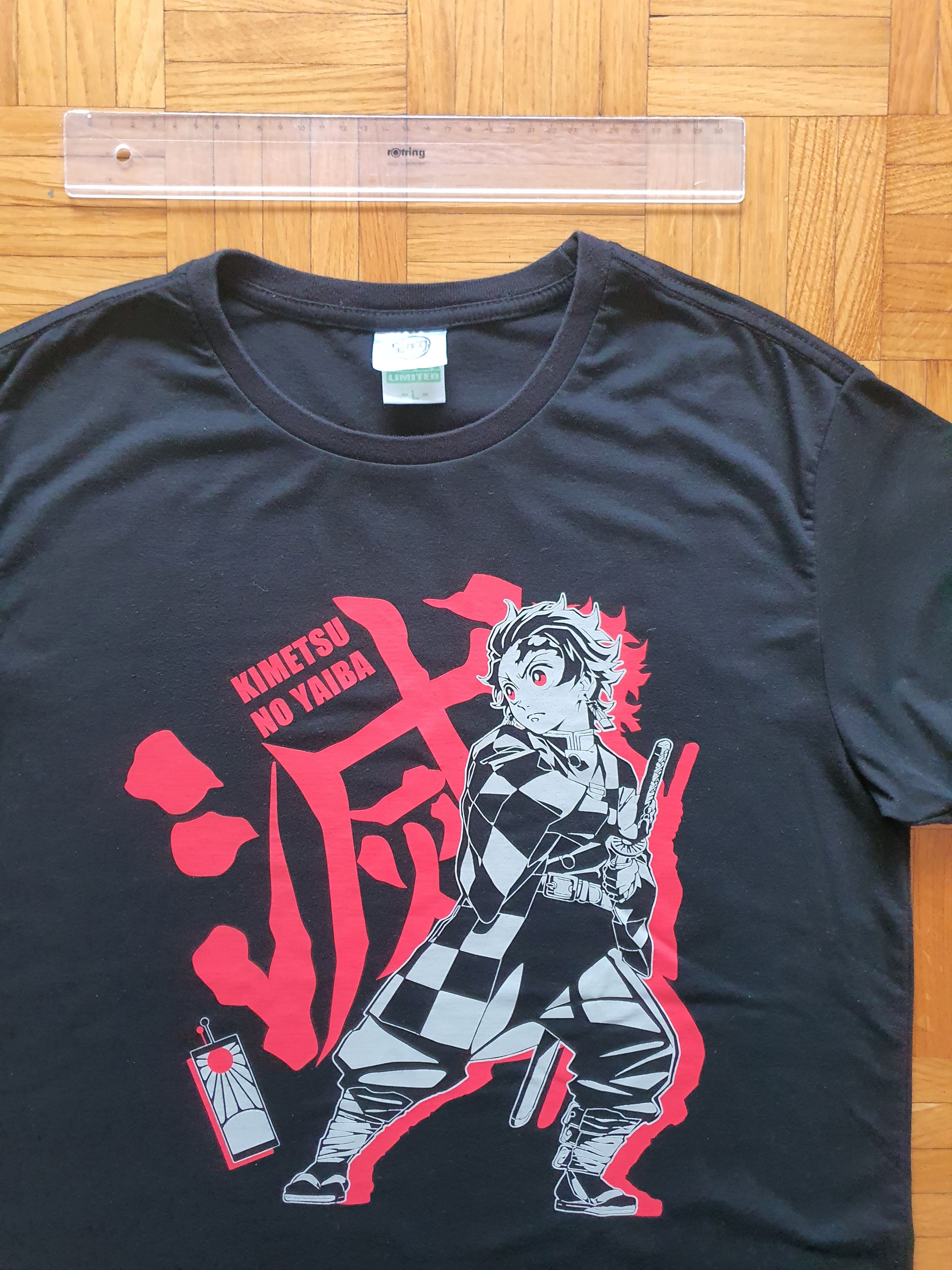 Anime DEMON SLAYER (Kimetsu No Yaiba) Graphic Short Sleeve Size US L / EU 52-54 / 3 - 3 Thumbnail