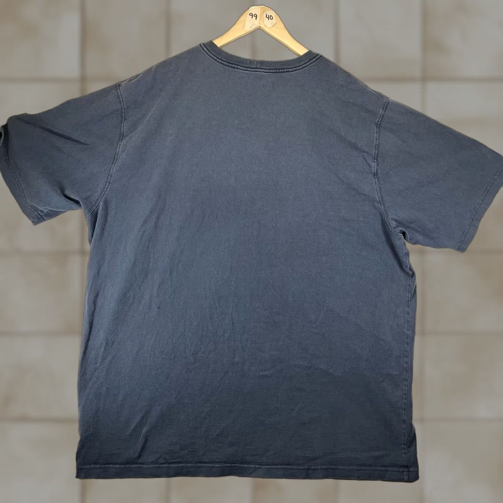 Carhartt Carhartt Mens 3XLT TALL Short Sleeve T-Shirt Navy Blue Cotton Crewneck Logo All Seasons Heavyweight Relaxed Fit Big & Tall Size US XXL / EU 58 / 5 - 1 Thumbnail