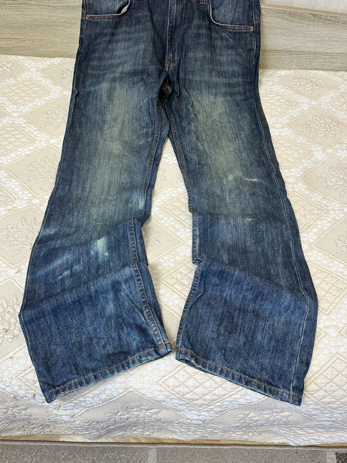 Quiksilver 🔥 Quiksilver Rare Vintage Faded Washed Denim Jeans Pants Y2K Size US 34 / EU 50 - 5 Thumbnail