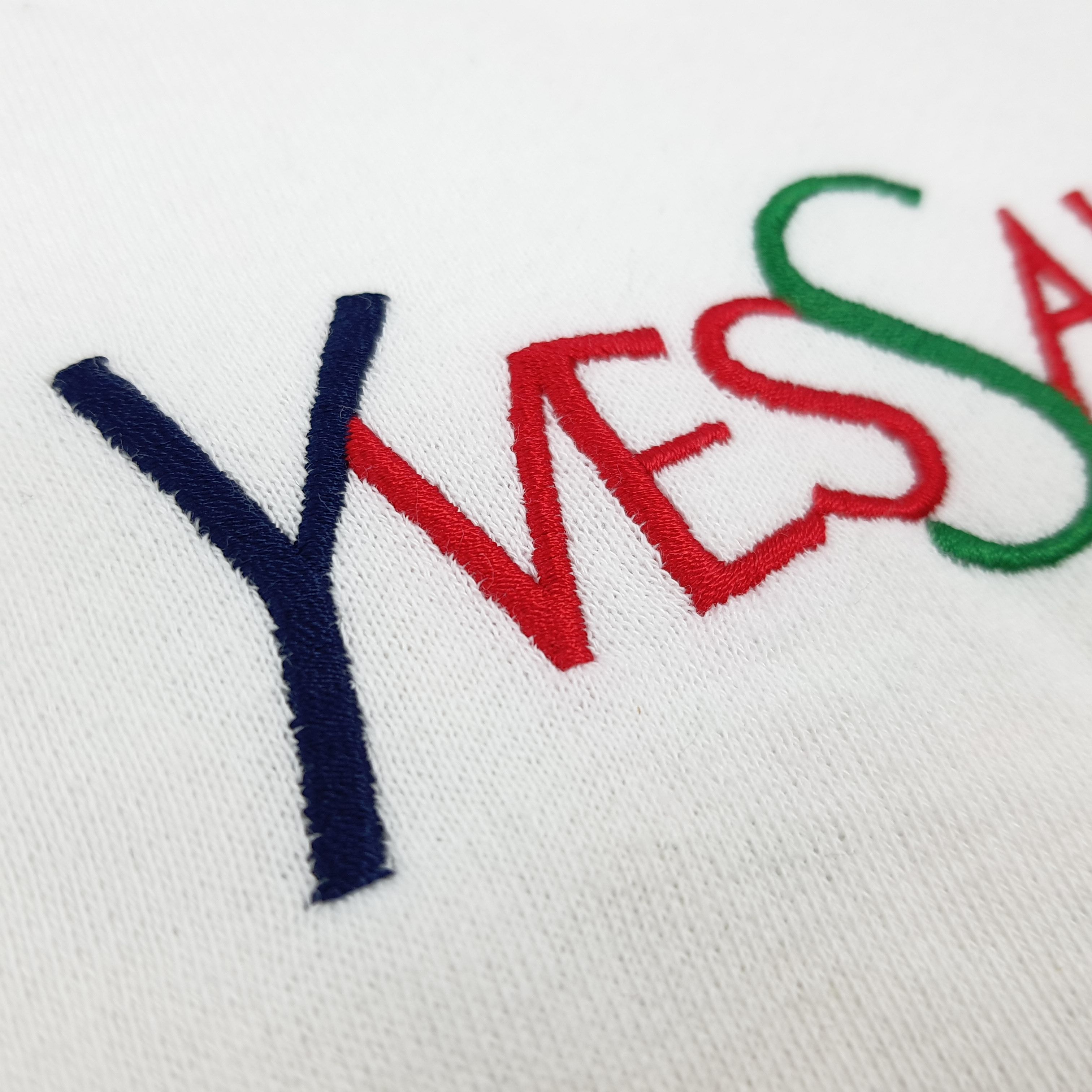 Yves Saint Laurent Vintage YSL Yves Saint Laurent Embroidery Sweatshirt C275N23 Size US L / EU 52-54 / 3 - 3 Thumbnail
