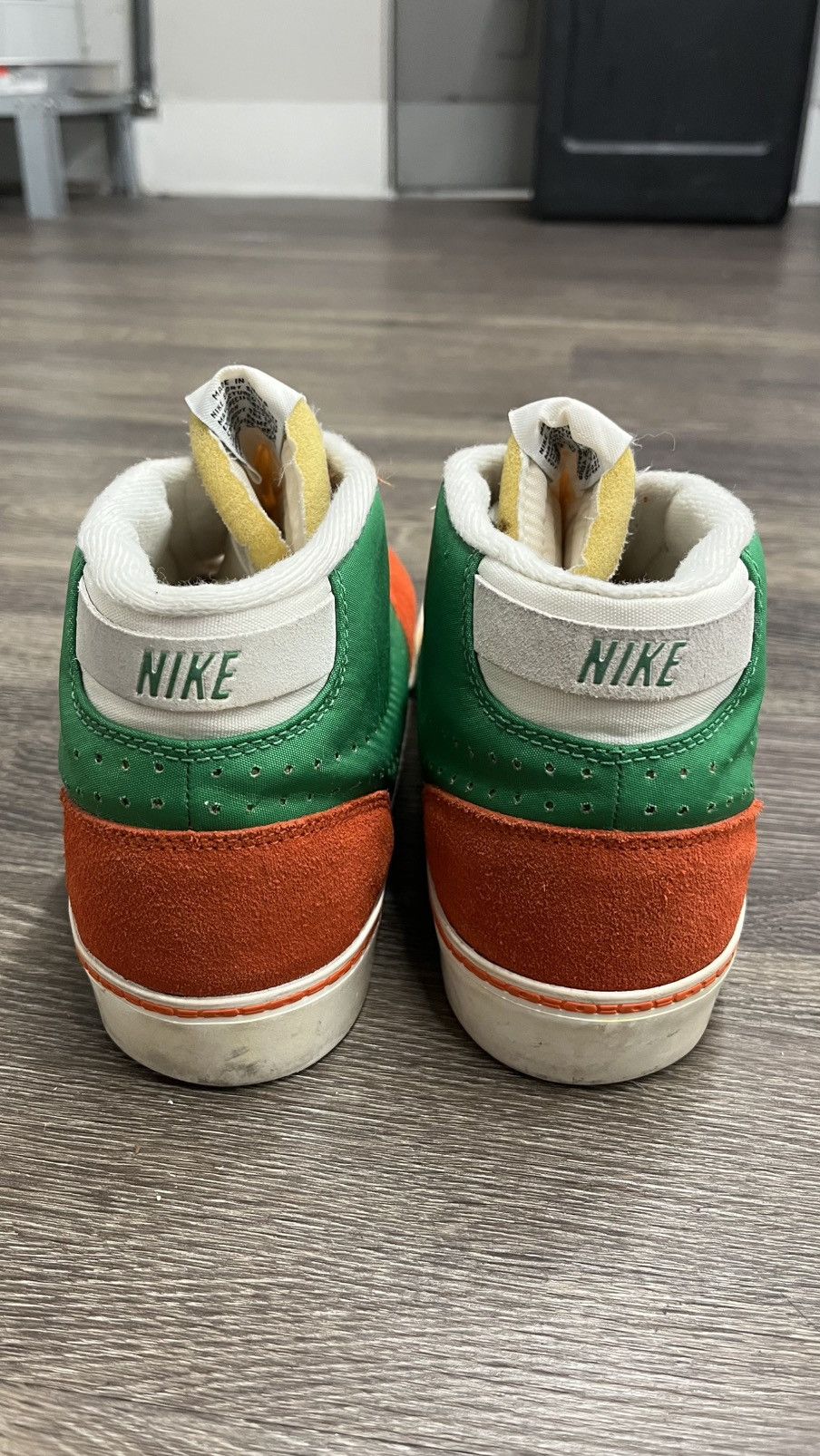 Nike Nike Hachi ND QS High “Team Orange Victory Green” 2011 Size US 12 / EU 45 - 4 Thumbnail