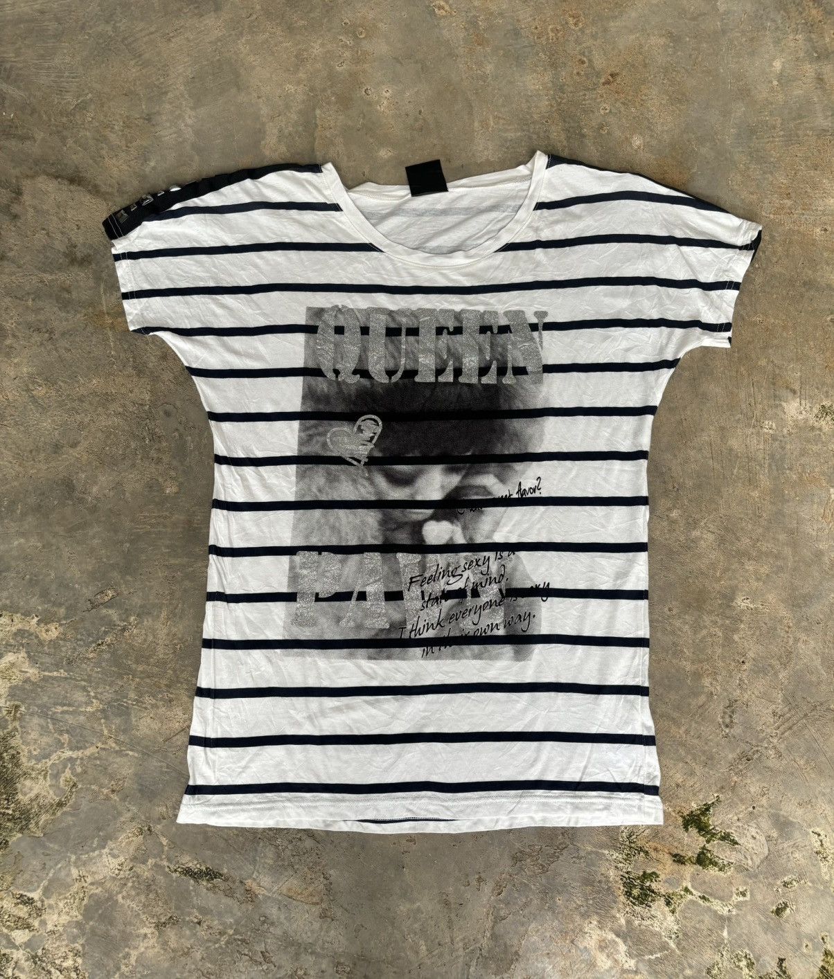 Hysteric Glamour Y2k Pendora Queen Stripe Opium Women Tshirt Size L / US 10 / IT 46 - 1 Thumbnail