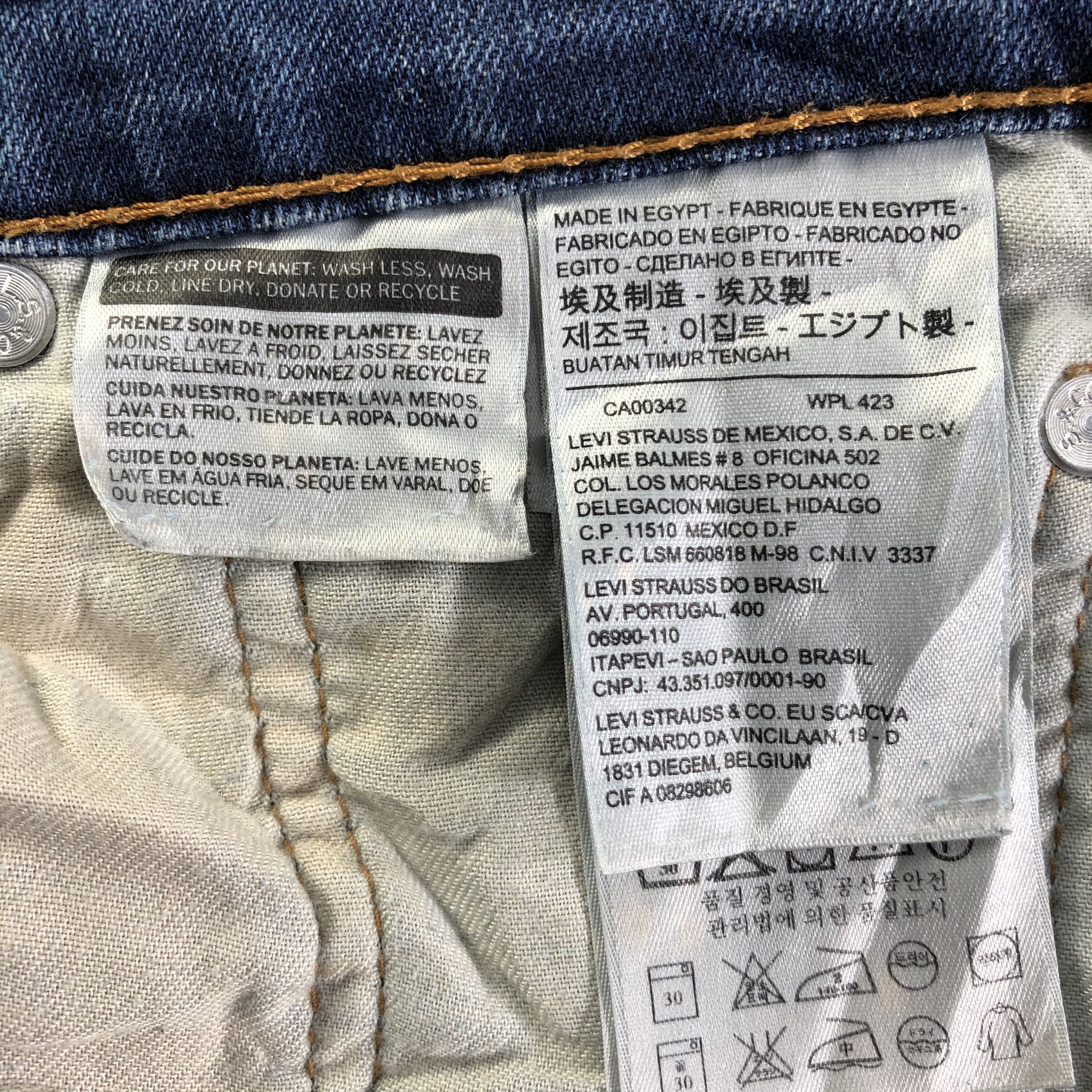 Levi's Vintage Blue Wash Levis 527 Jeans-J4408 Size US 33 - 10 Thumbnail