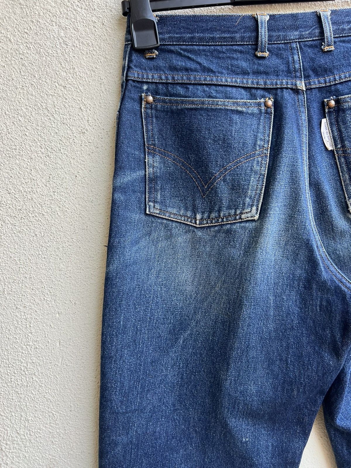 Comme des Garcons Homme Archive 80s CDGH Fade Mud Dirty Denim Baggy Jeans Size US 29 - 15 Thumbnail