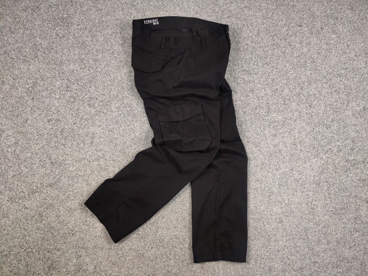 Japanese Brand Vintage Japan style Black Cargo Straight Fit Pants Y2K Size US 34 / EU 50 - 17 Thumbnail