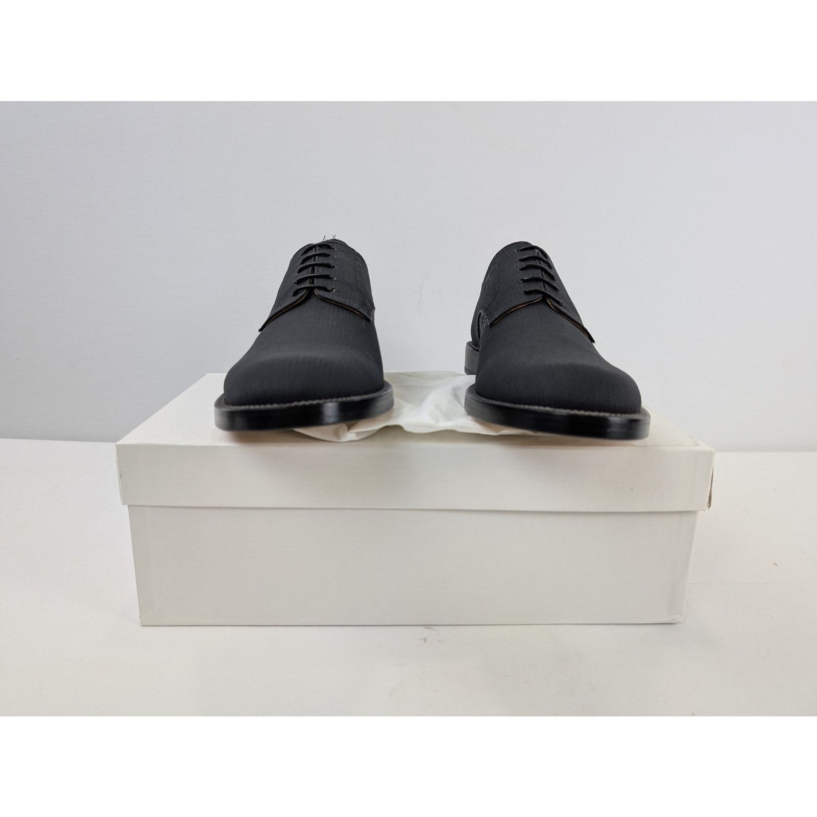 Maison Margiela o1rshd1 Lace-Up Leather Derbys in Nero Size US 9 / EU 42 - 15 Thumbnail