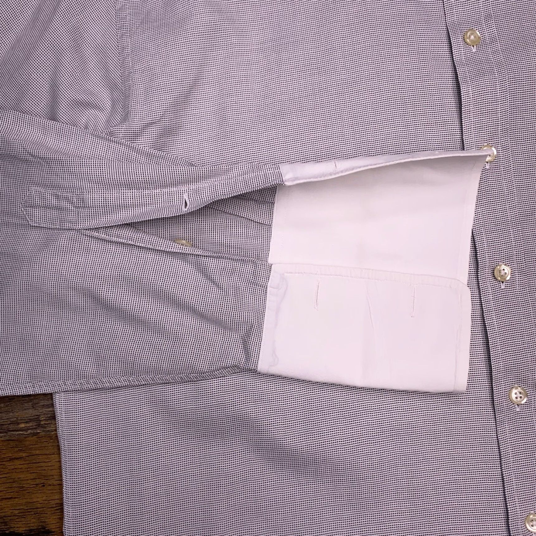 Vintage VINTAGE Hickey Freeman Dress Shirt Mens 16 White French Cuff Button Up Shirt Size US L / EU 52-54 / 3 - 7 Thumbnail