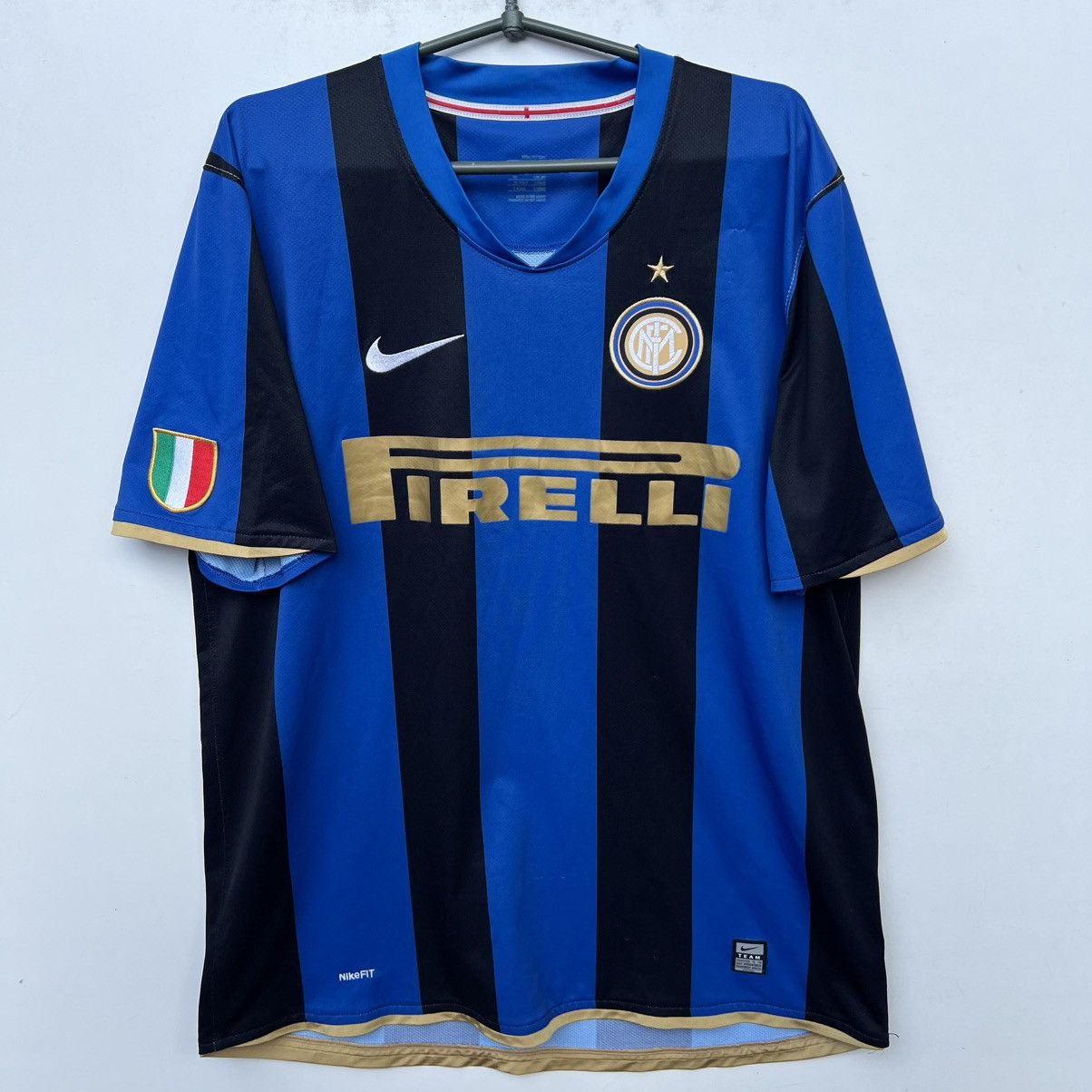 Nike Inter milan 2008 2009 soccer jersey nike football t shirt Size US XL / EU 56 / 4 - 1 Thumbnail