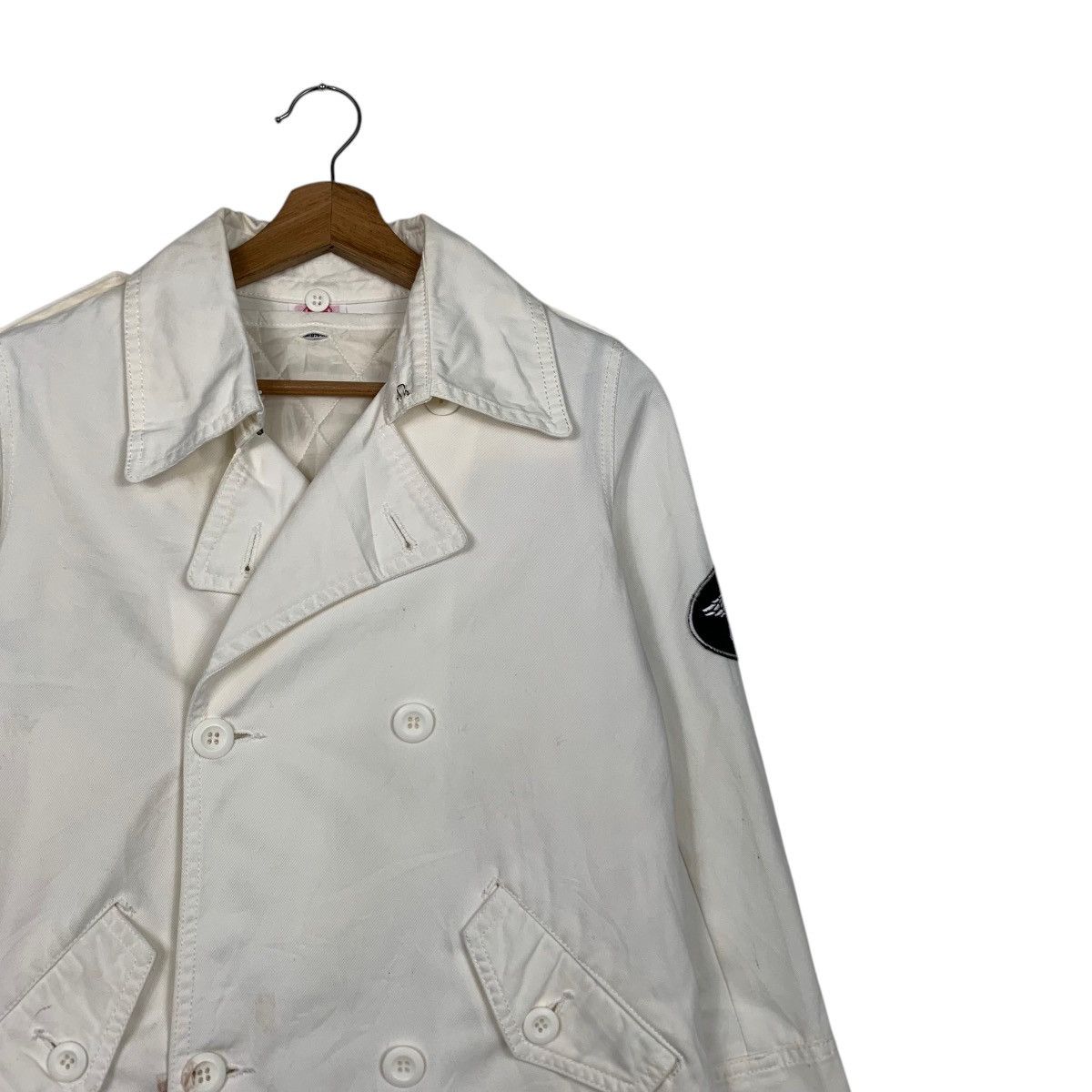 Japanese Brand × Vintage ☀️Rare!!Chubbygang skull white jacket Made in Japan Size US S / EU 44-46 / 1 - 5 Thumbnail