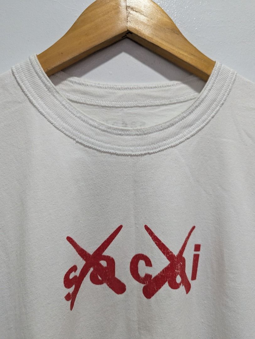 Kaws × Sacai KAWS x Sacai Japan Flock Print T-shirt Size US M / EU 48-50 / 2 - 5 Thumbnail