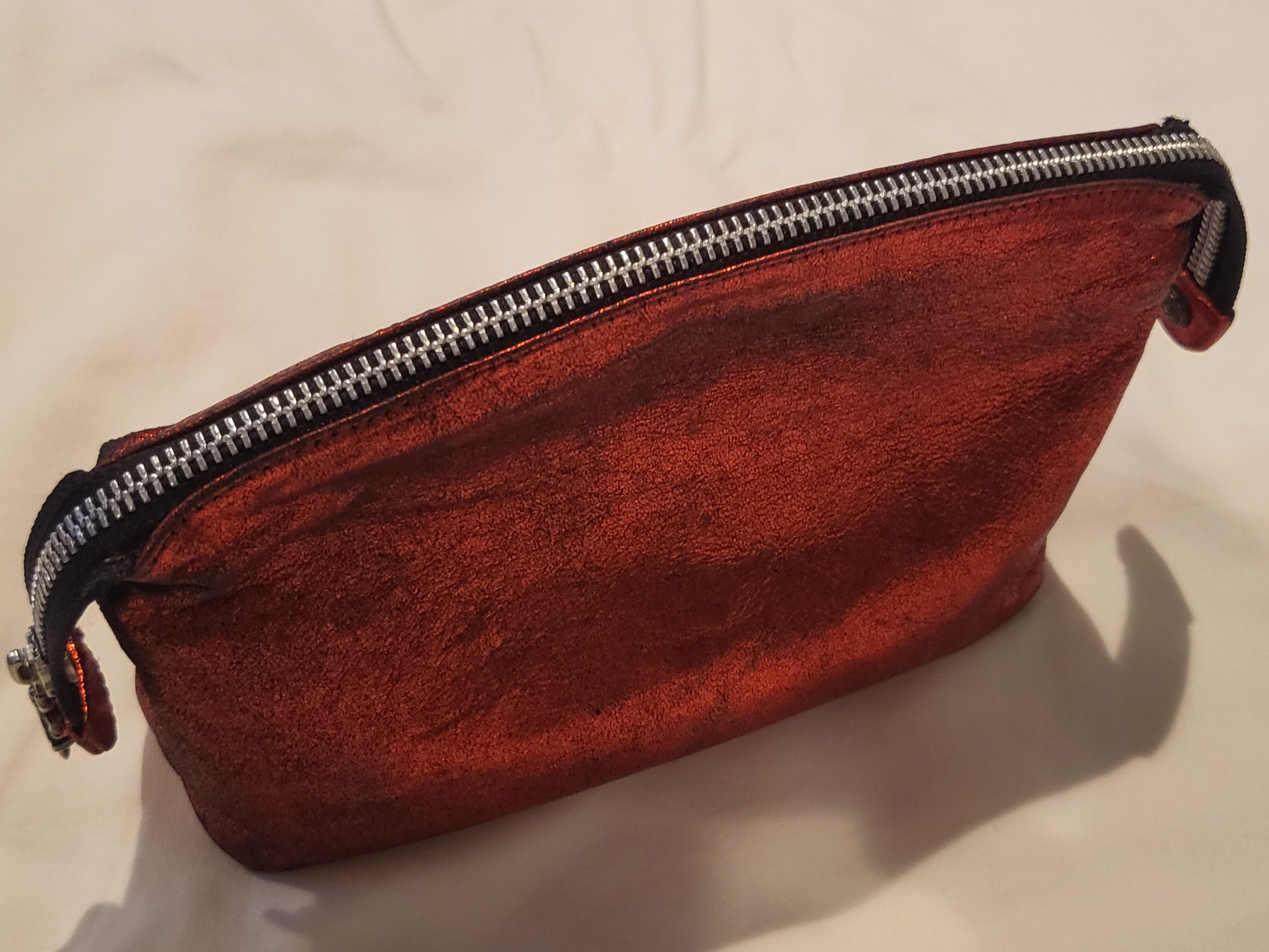 Chrome Hearts Chrome Hearts Red Leather Toiletry Dop Bag Size ONE SIZE - 10 Thumbnail