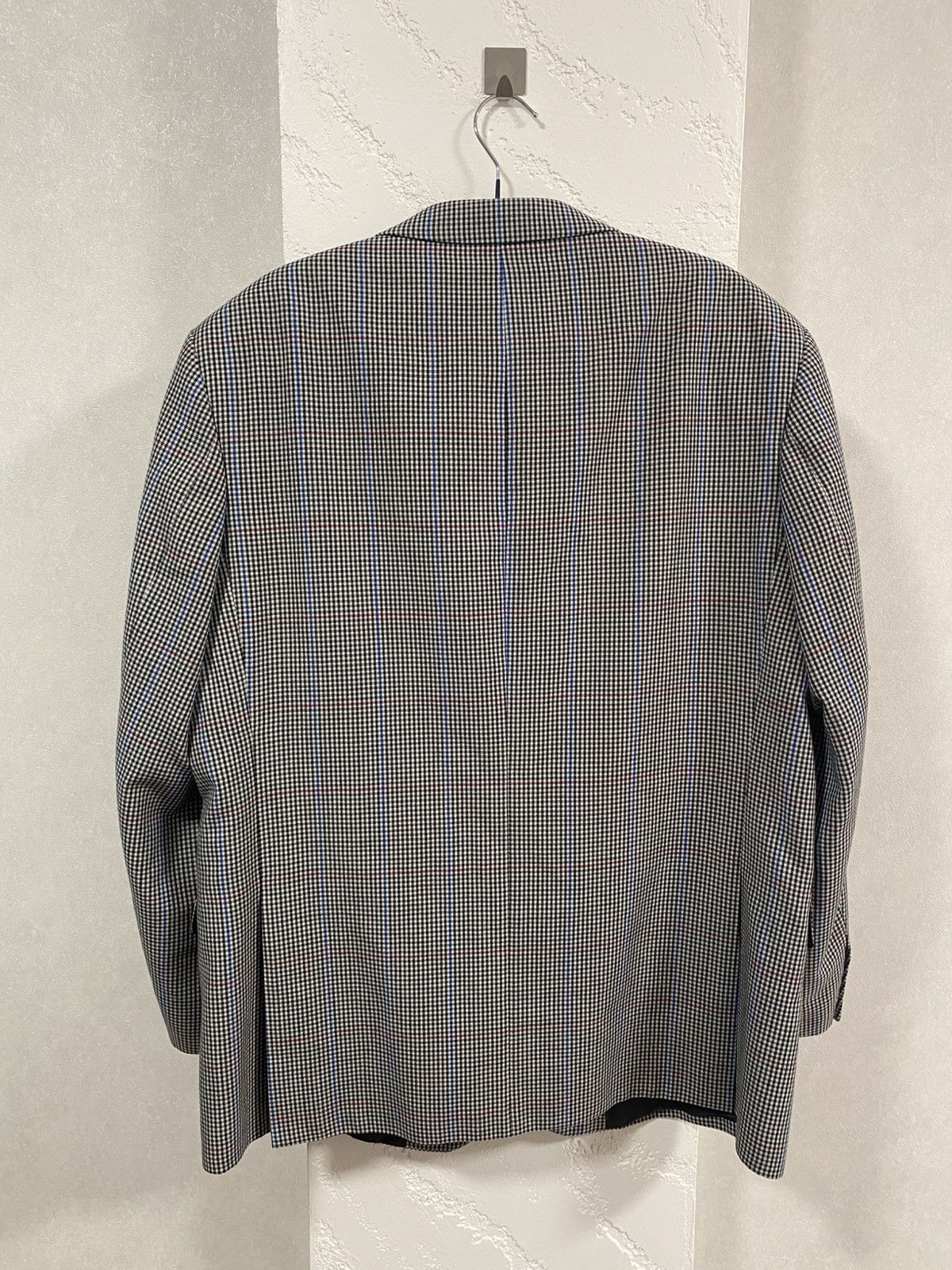 Vintage Brook Taverner Houndstooth Windowpane Blazer Size 44 Euro 56 Size 44R - 10 Thumbnail
