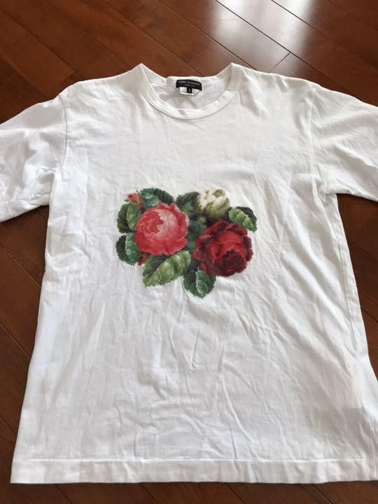 Comme des Garcons × Comme des Garcons Homme Plus Floral Rose Tee Size US S / EU 44-46 / 1 - 1 Thumbnail