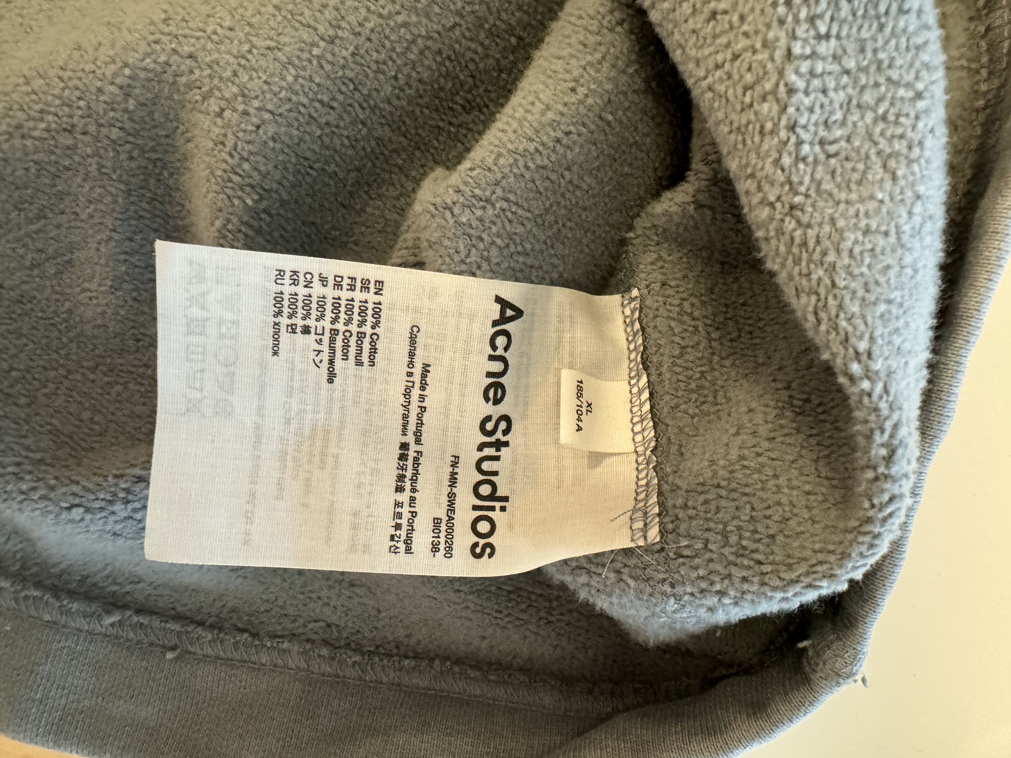Acne Studios Acne Studios Crew Neck Light Blue Size US XL / EU 56 / 4 - 5 Thumbnail