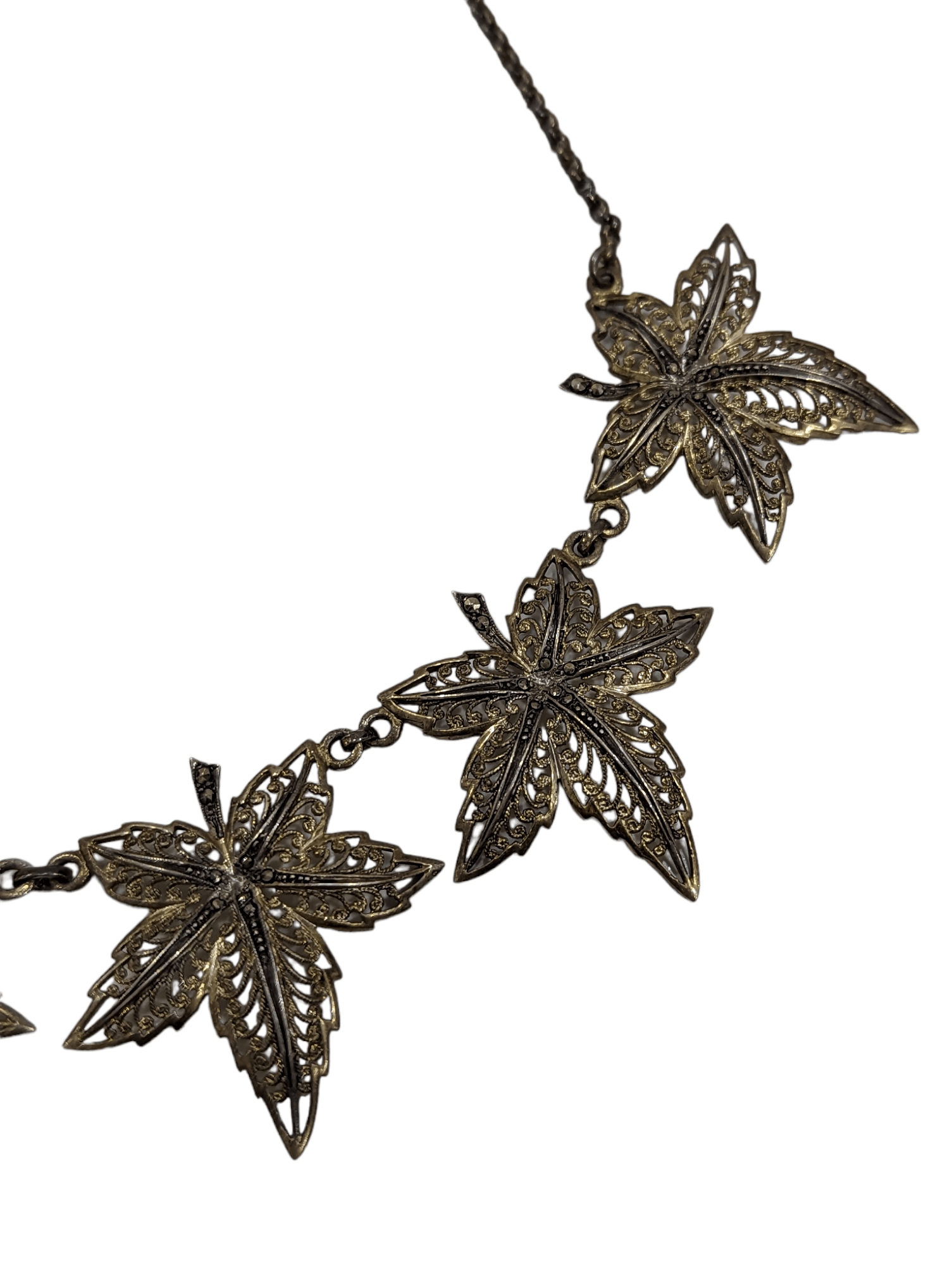 Jewelry Marijuana Weed Leaf Necklace Jewelry Hippie Peace Bob Marley Size ONE SIZE - 3 Thumbnail