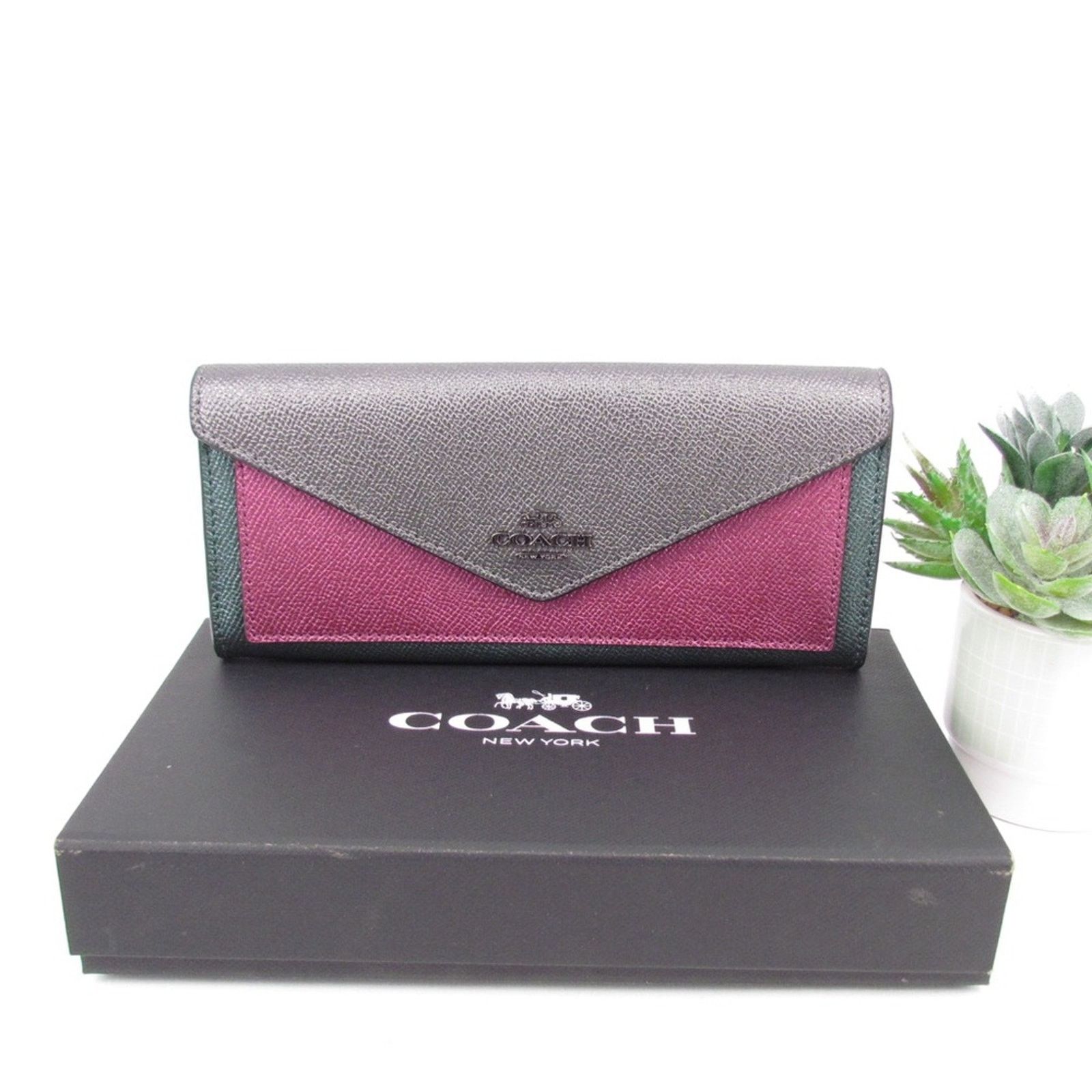 Coach Coach Super Rare Color Soft Wallet In Colorblock Size ONE SIZE - 2 Thumbnail