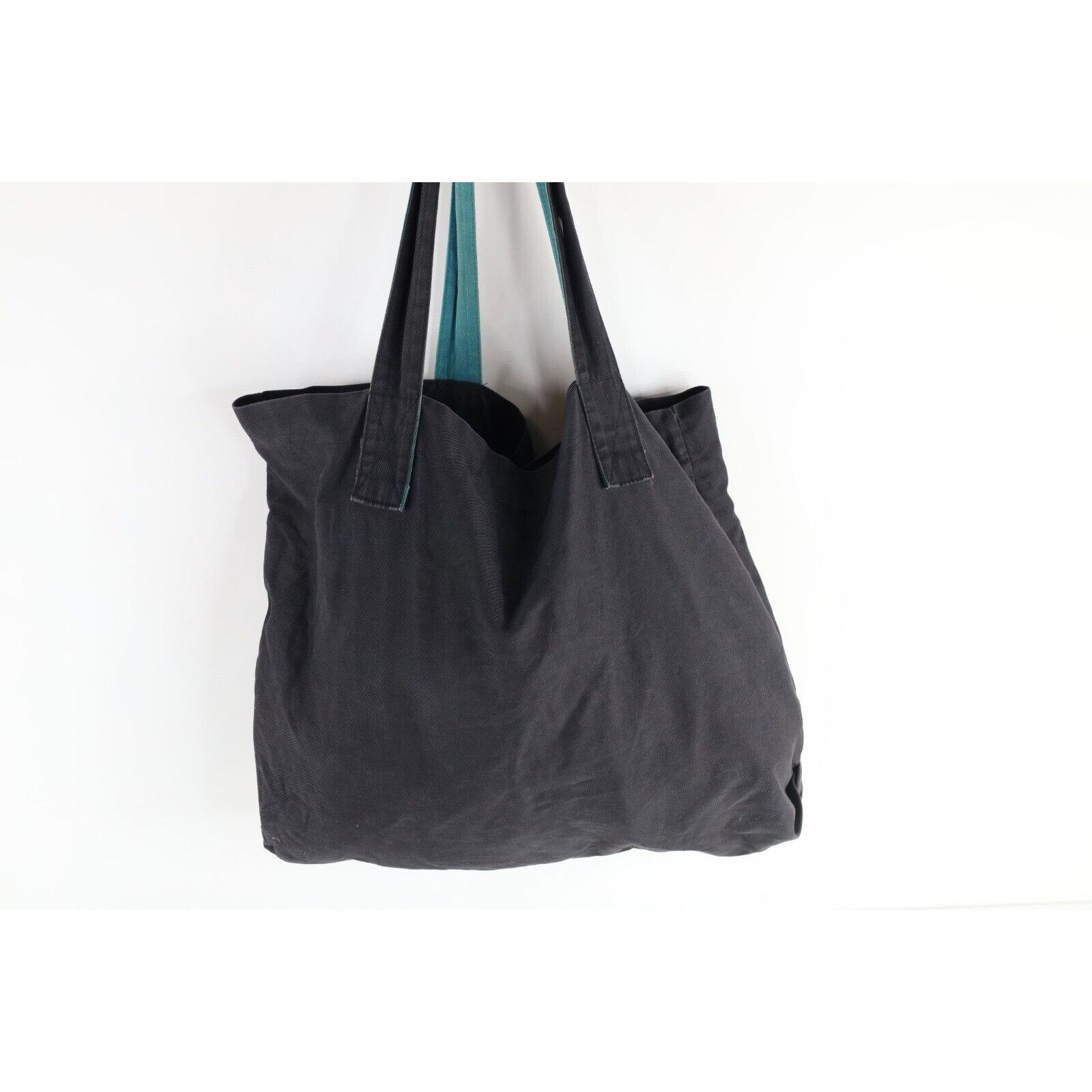 Esprit × Vintage Vintage 90s Esprit Distressed Big Canvas Handled Bag Size ONE SIZE - 7 Thumbnail