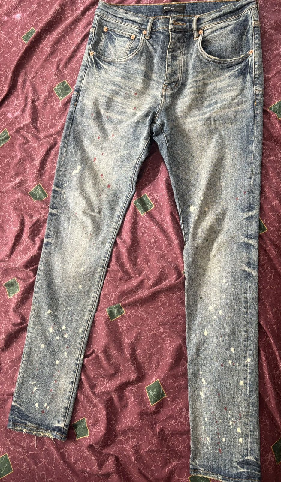 Purple Brand Spotted Indigo Jeans