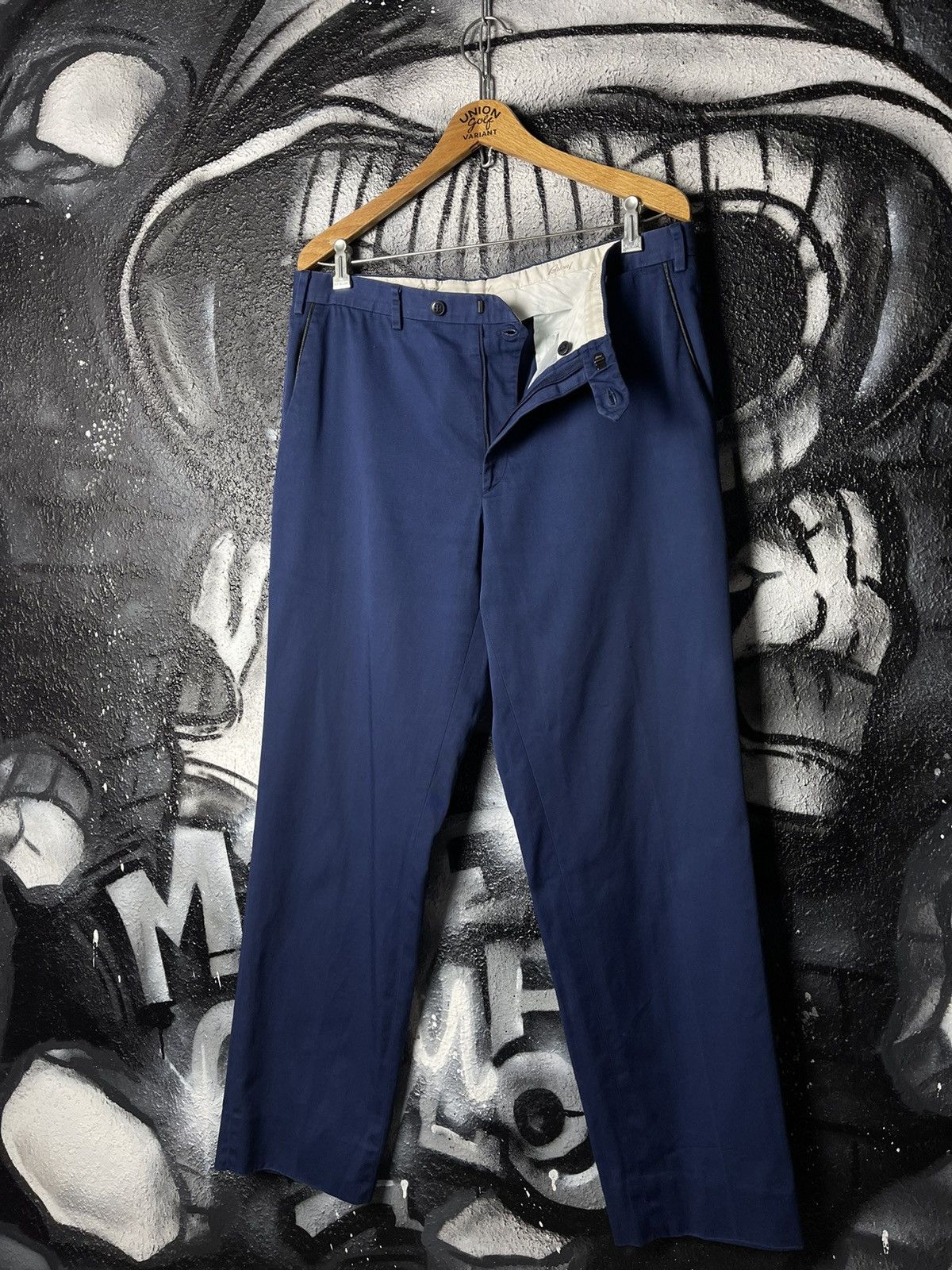 Brioni Brioni Blue Casual Pant Men’s Size 34 Size US 34 / EU 50 - 1 Thumbnail