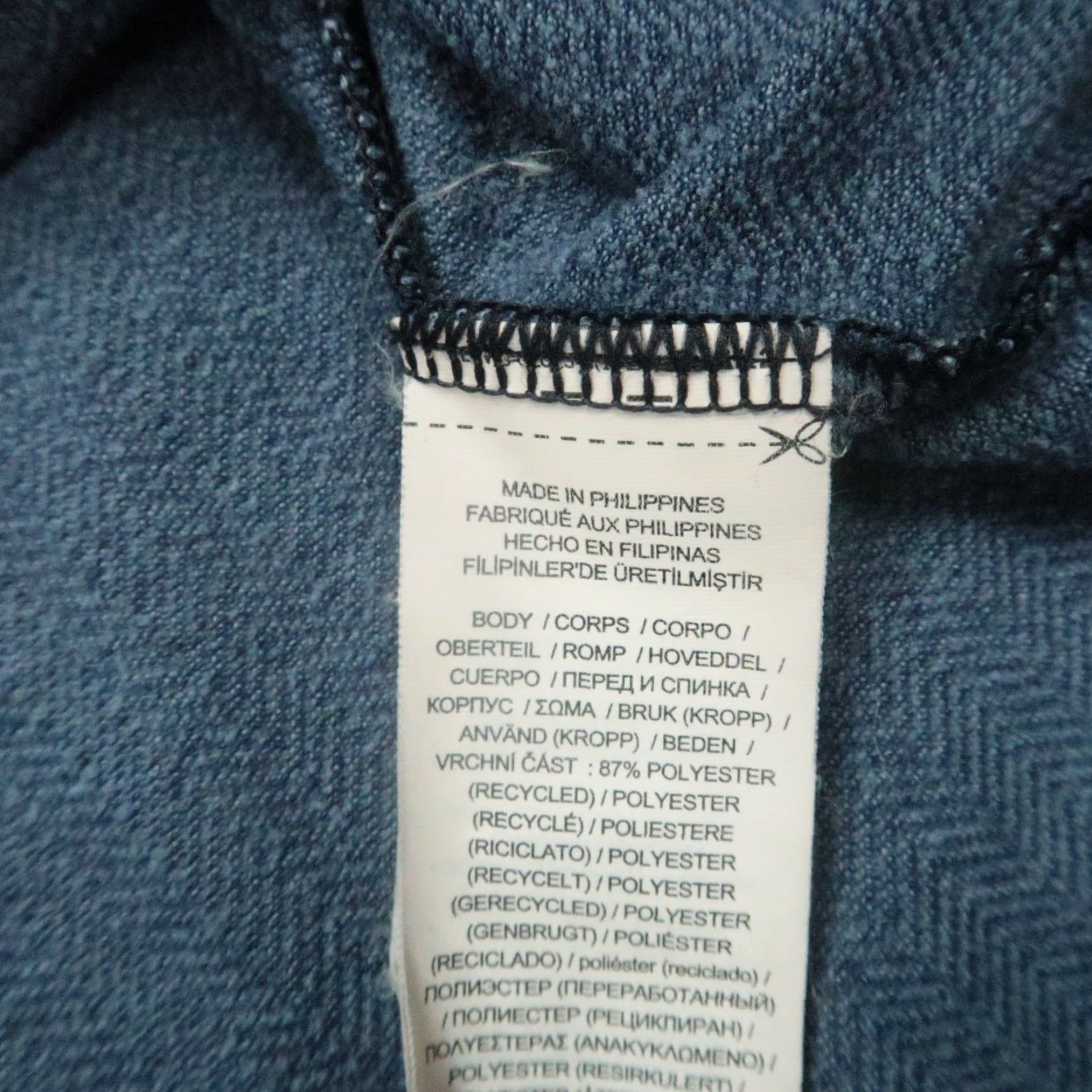 RLX Ralph Lauren RLX Ralph Lauren Pullover Mens XL Blue Herringbone 1/4 Zip Jersey Performance Activewear Casual Sportswear Mens Size US XL / EU 56 / 4 - 6 Thumbnail