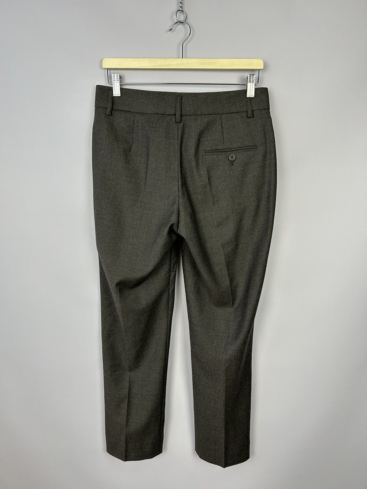 Brunello Cucinelli Gunex by Brunello Cucinelli Brown Wool Cashmere Pants US6 Size 28" / US 6 / IT 42 - 9 Thumbnail