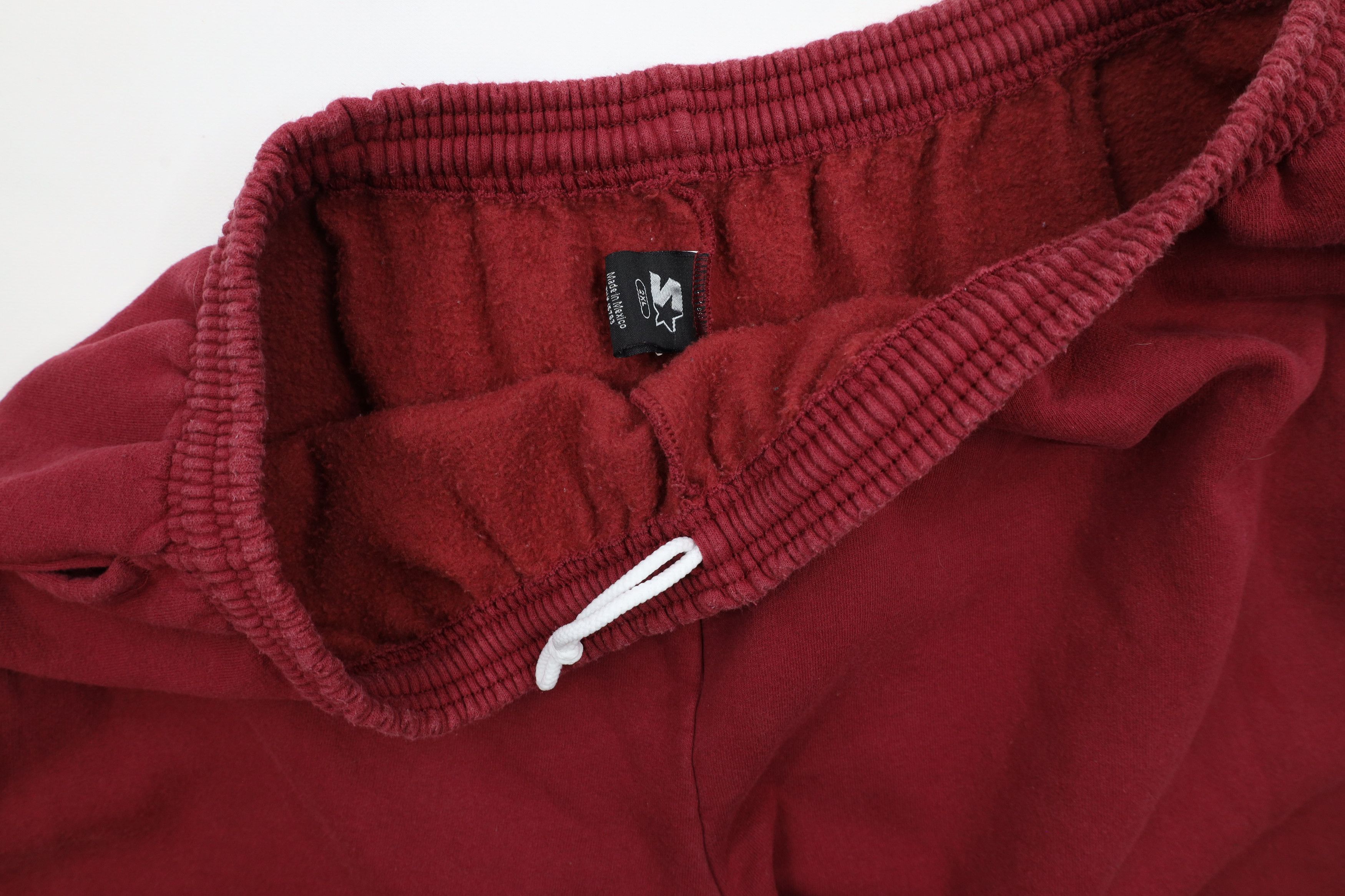 Starter × Vintage Vintage 90s Starter Heavyweight Sweatpants Joggers Red Size US 40 / EU 56 - 10 Thumbnail